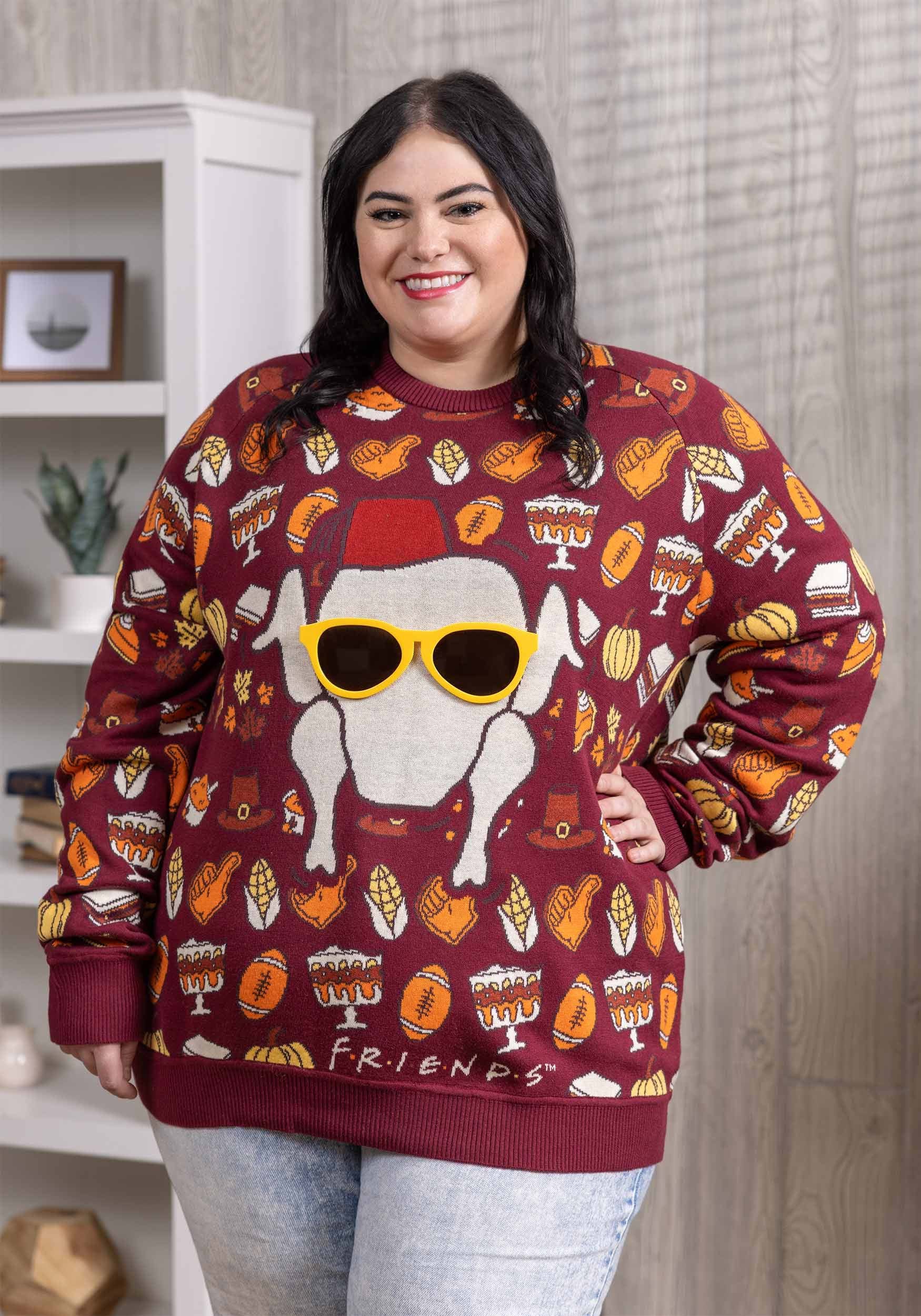 Friends Thanksgiving Sweater for Adults