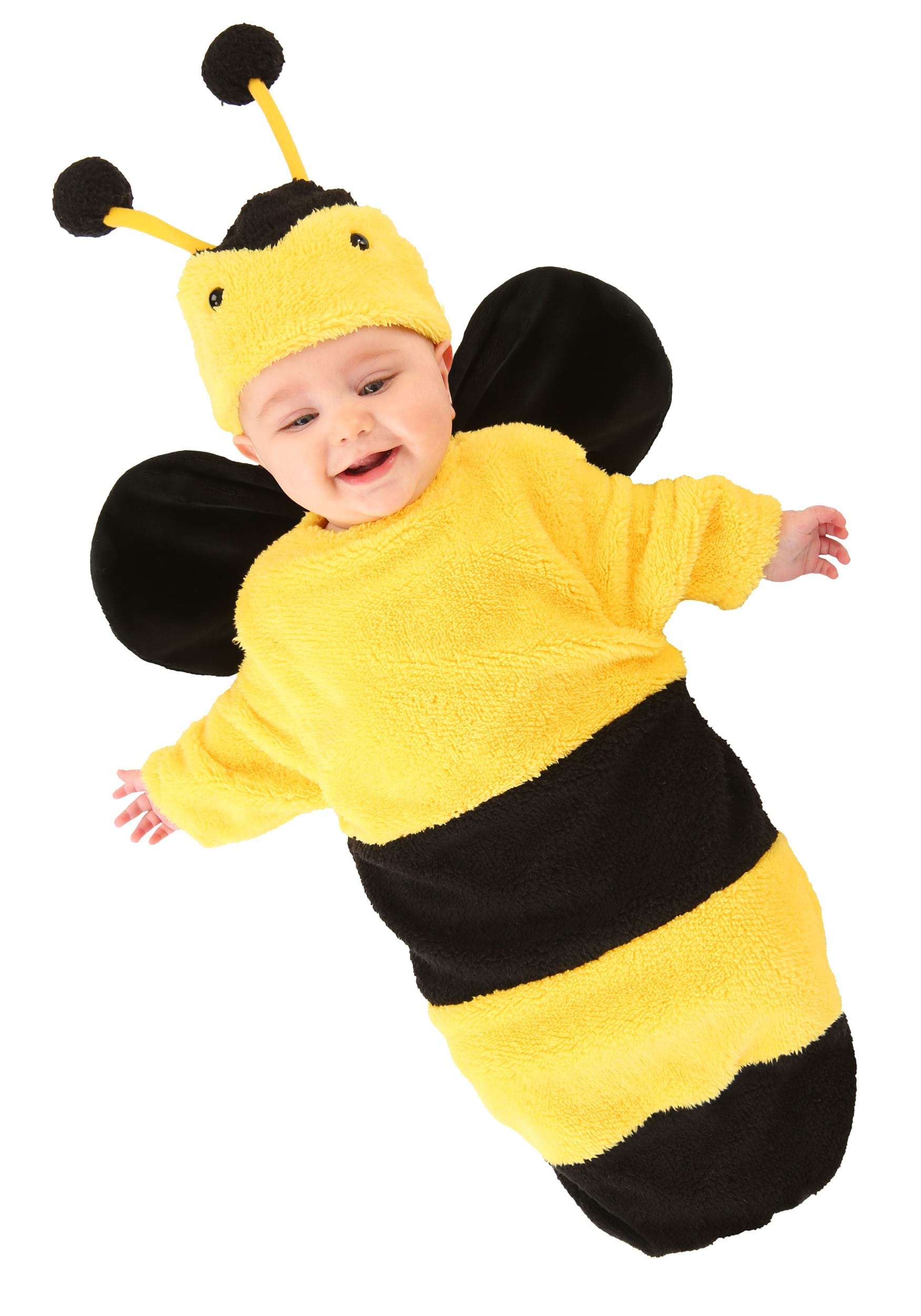 Furry Bumble Bee Infant Costume 1 Furry Bumble Bee Infant Costume