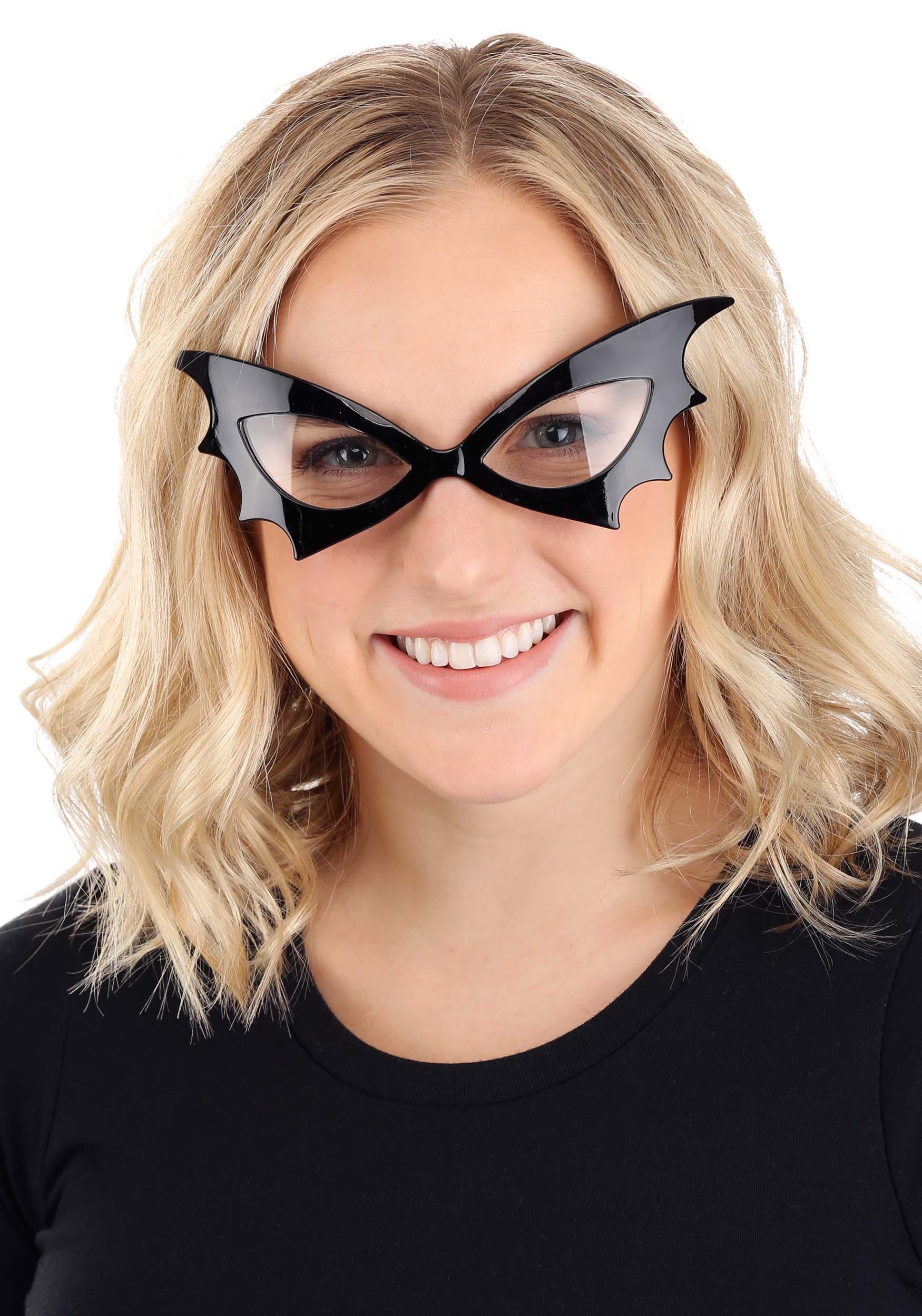 Adult Black Wings Glasses 1 Adult Black Wings Glasses