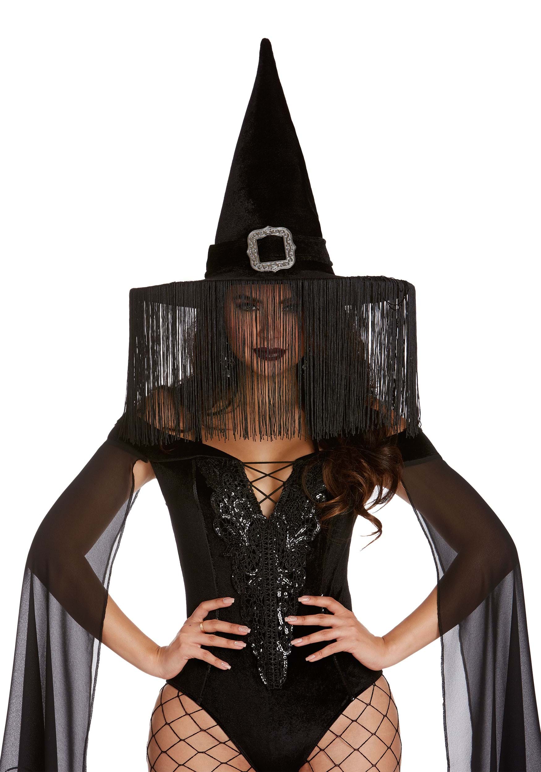 Wicked Black Witch Hat for Women