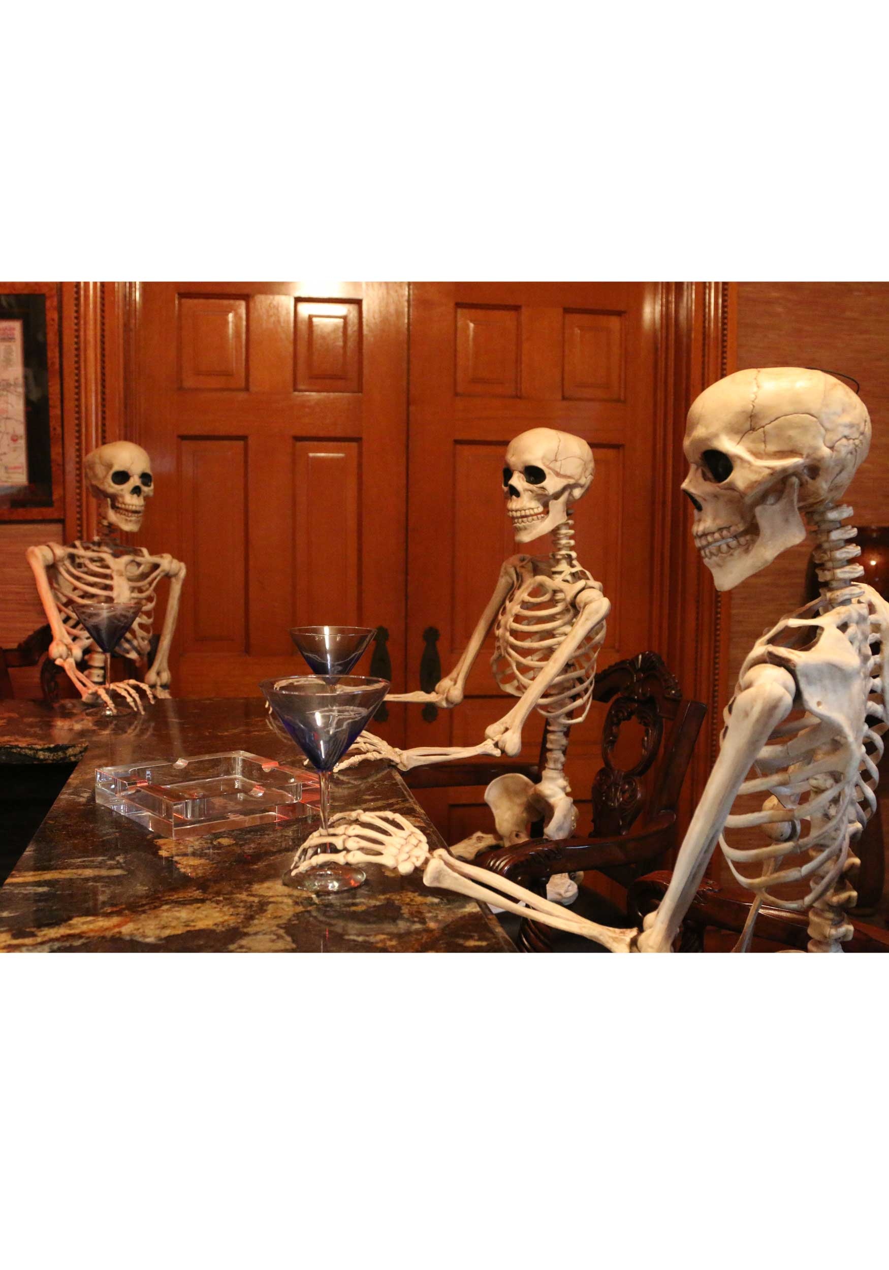 Realistic 5FT Poseable Skeleton Halloween Prop 4 Realistic 5FT Poseable Skeleton Halloween Prop