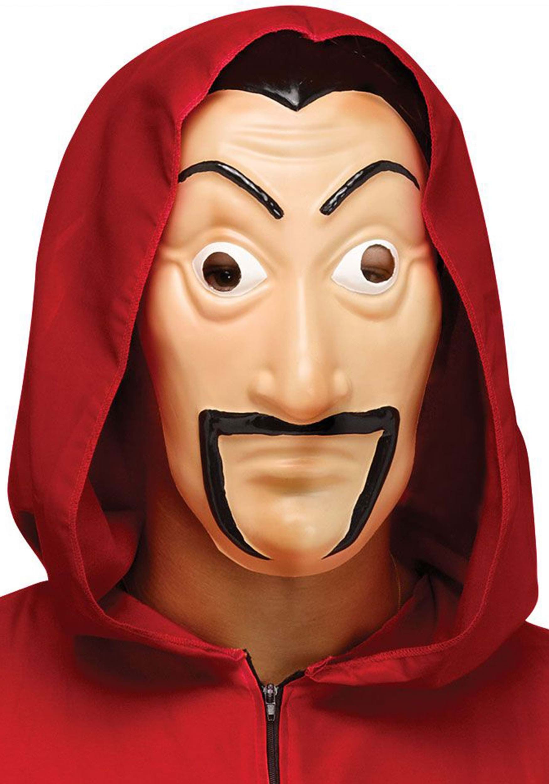 Red Bank Robber Costume for Adults