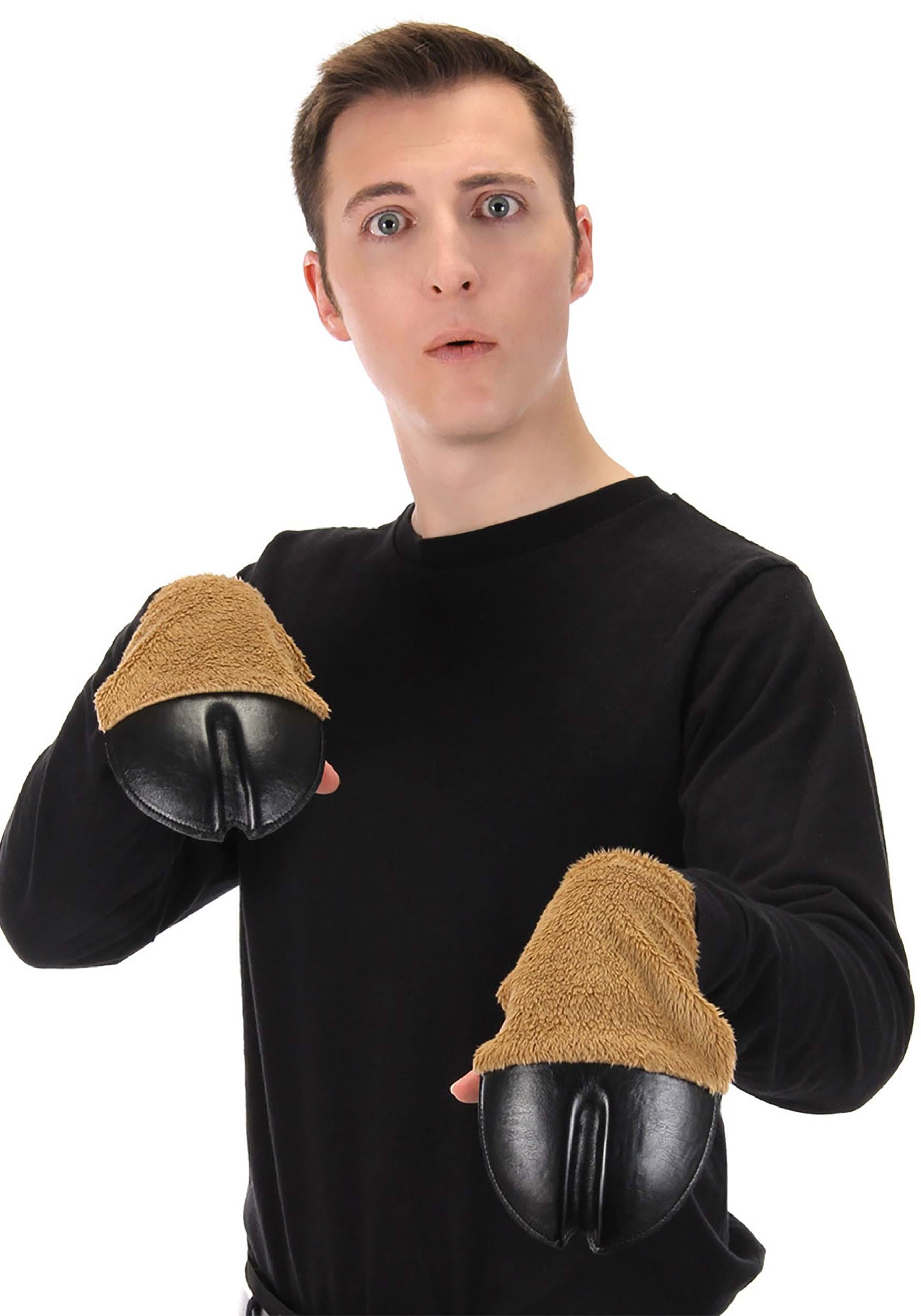 Front Hooves Costume Brown Deer Gloves
