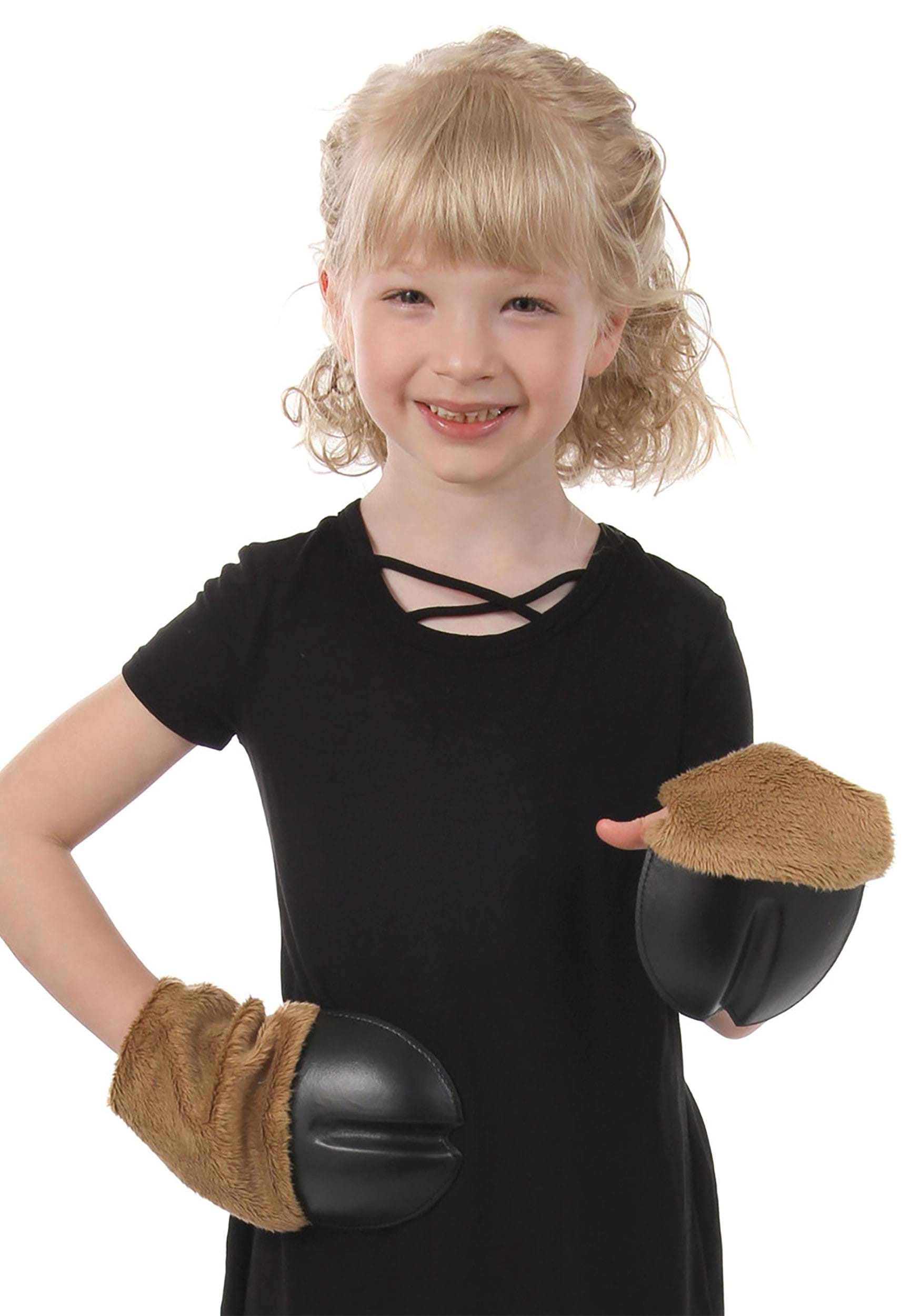 Front Hooves Costume Brown Deer Gloves