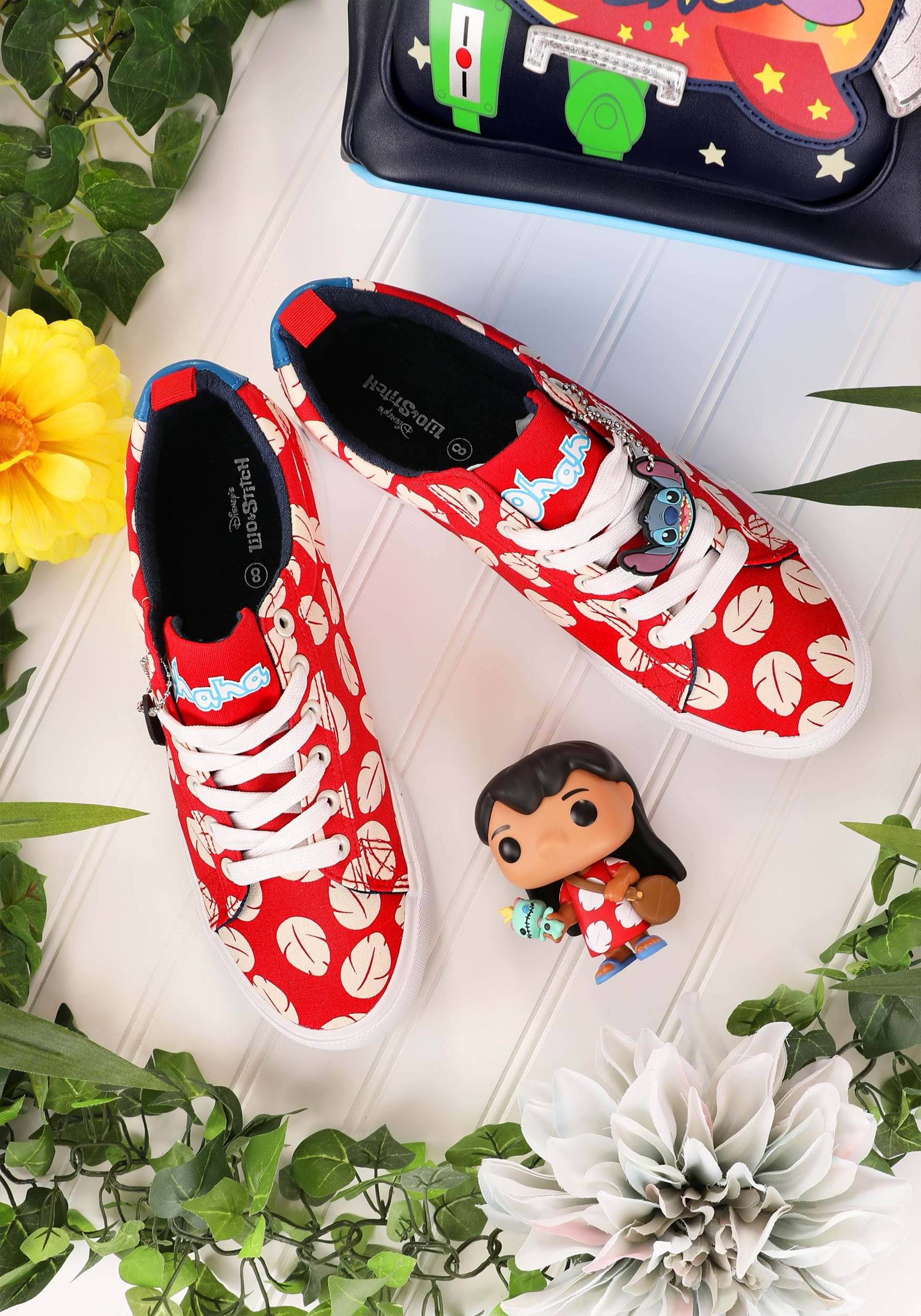 Disney Lilo & Stitch Lilo Low-Top Unisex Red Shoes
