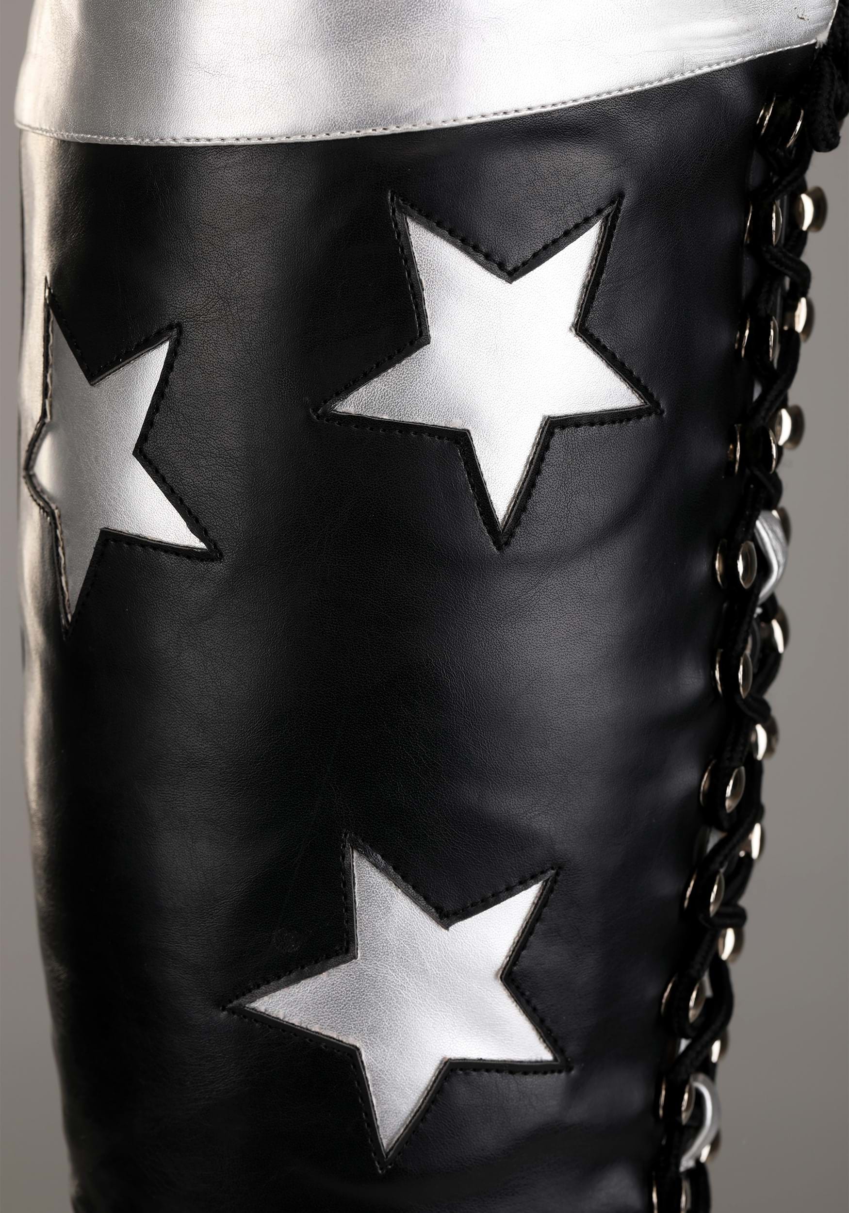KISS Starchild Boots for Adults 6 KISS Starchild Boots for Adults