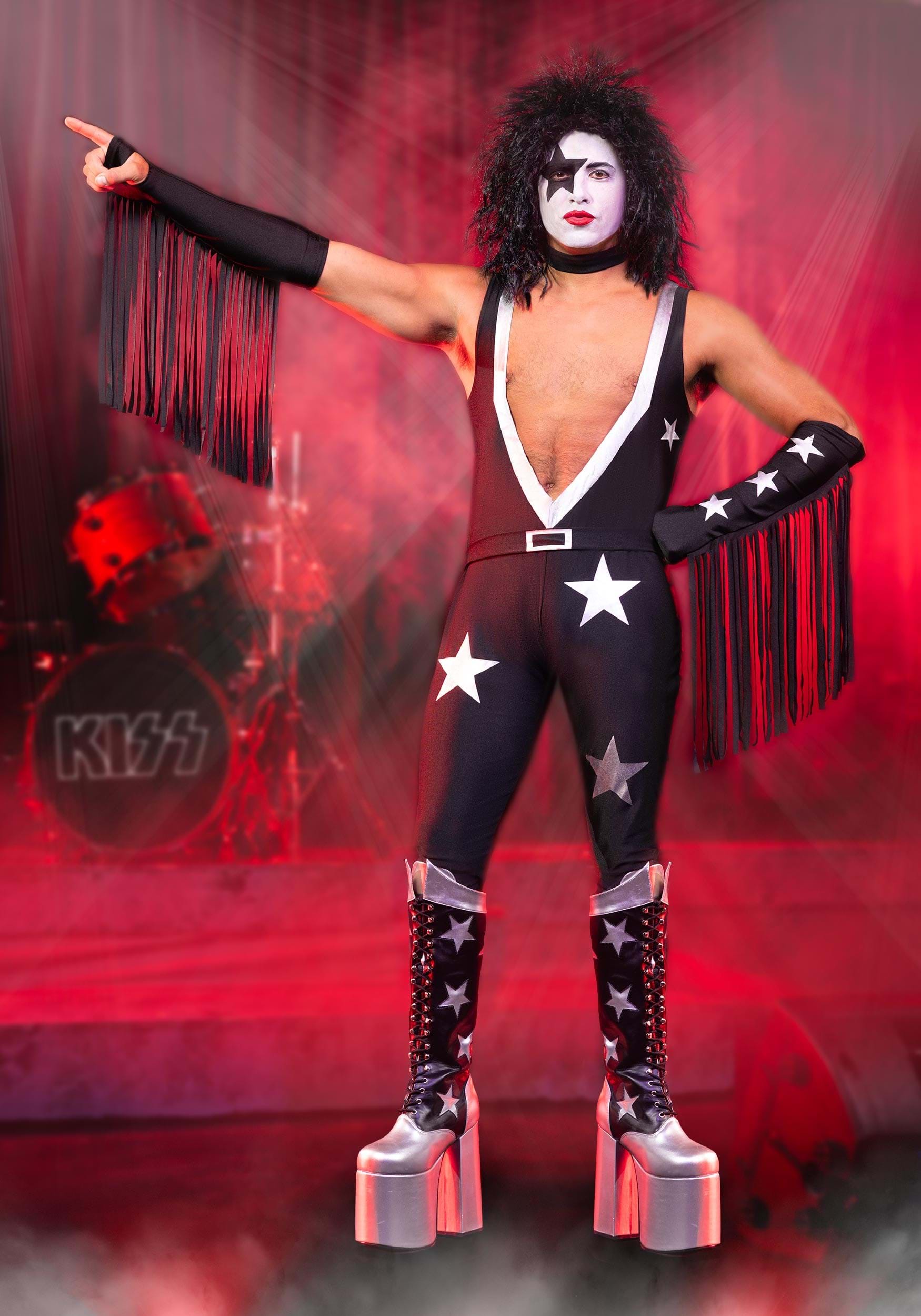 KISS Starchild Boots for Adults 8 KISS Starchild Boots for Adults