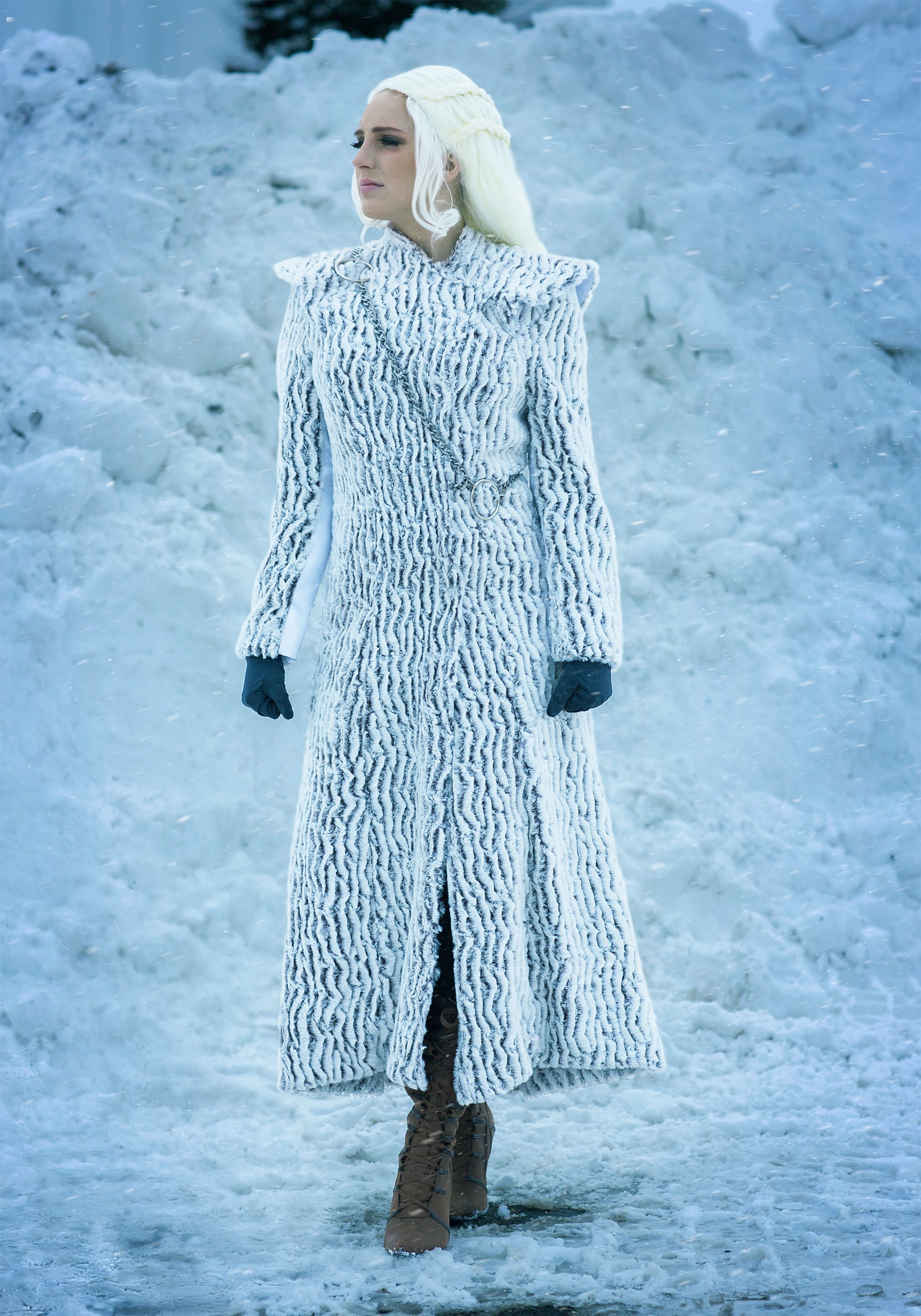 Plus Size Winter Dragon Queen Costume for Women