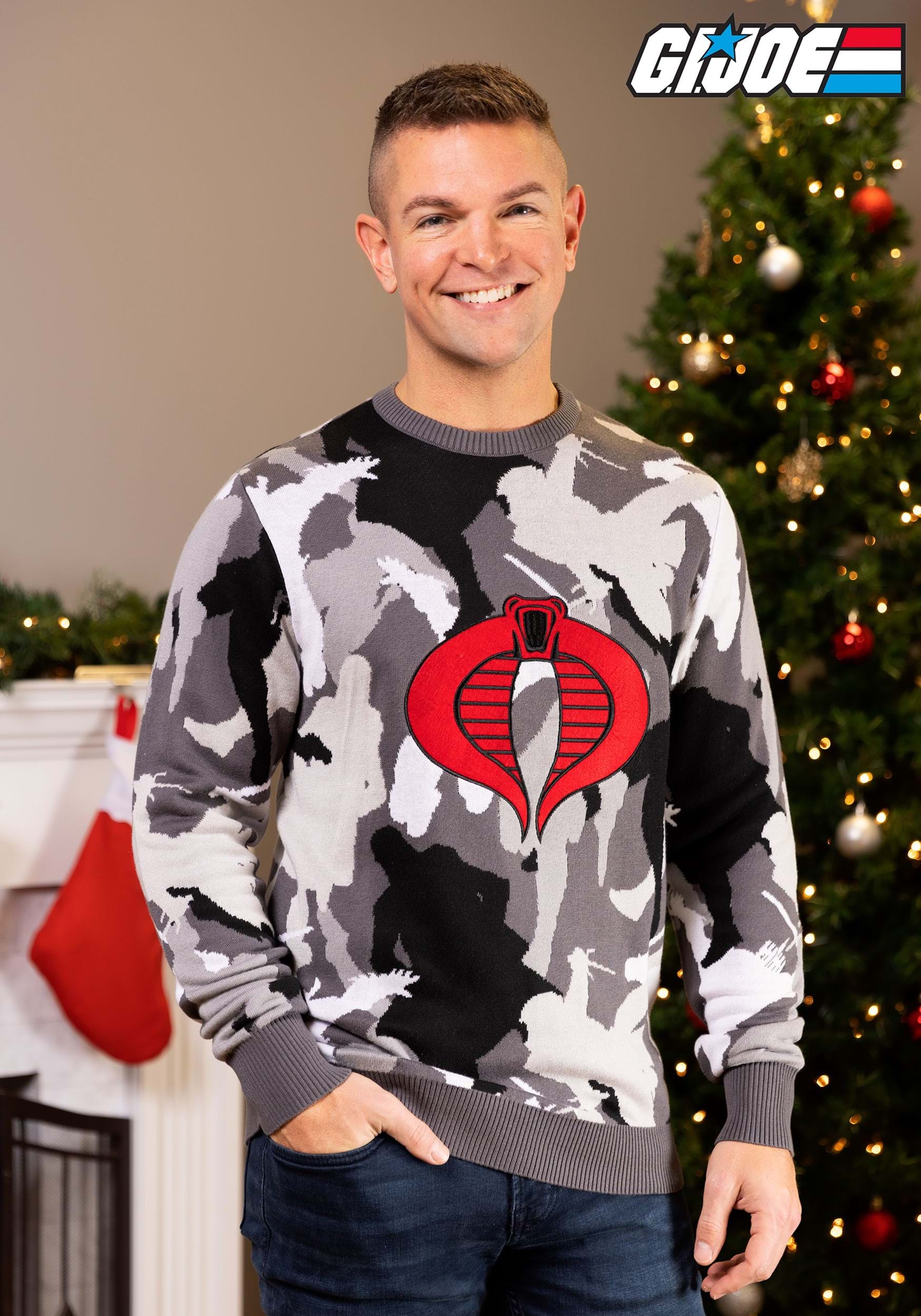 Cobra Camo GI Joe Sweater for Adults