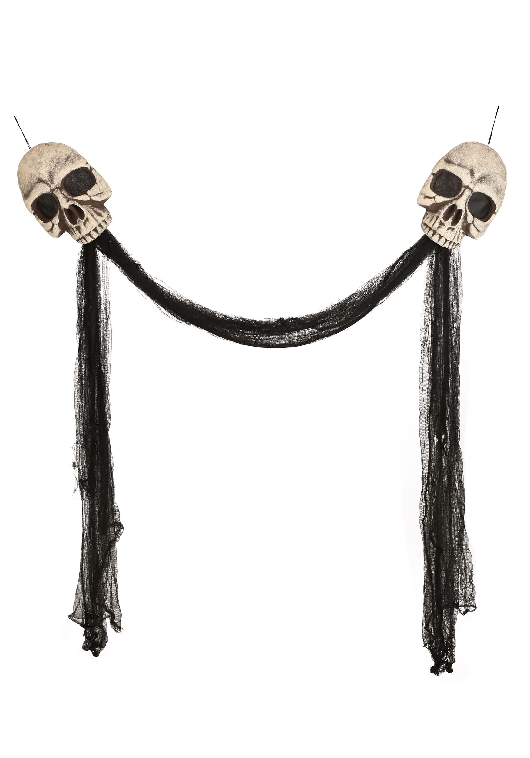 Hanging Large Skull Archway Halloween Decoration