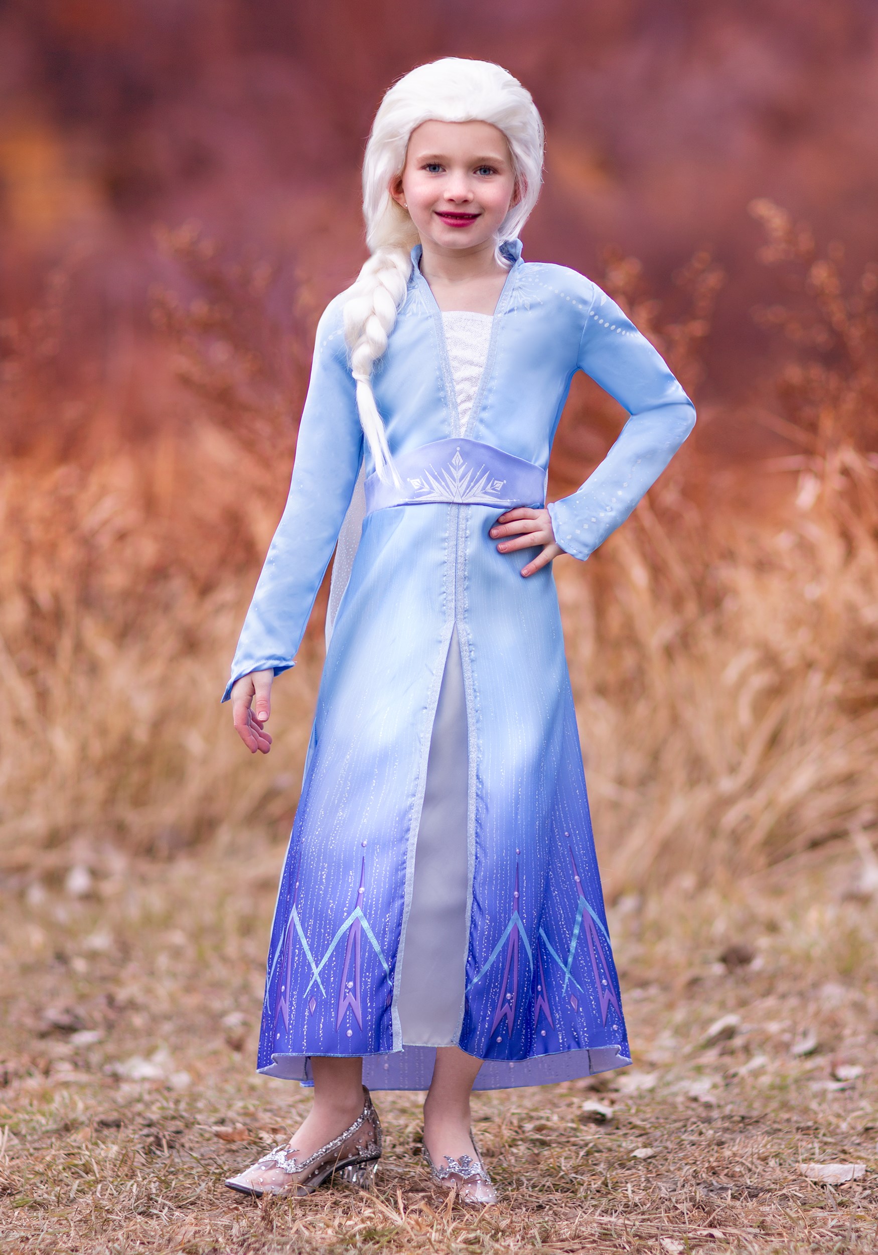Girl's Frozen 2 Elsa Costume Wig 3 Girl's Frozen 2 Elsa Costume Wig