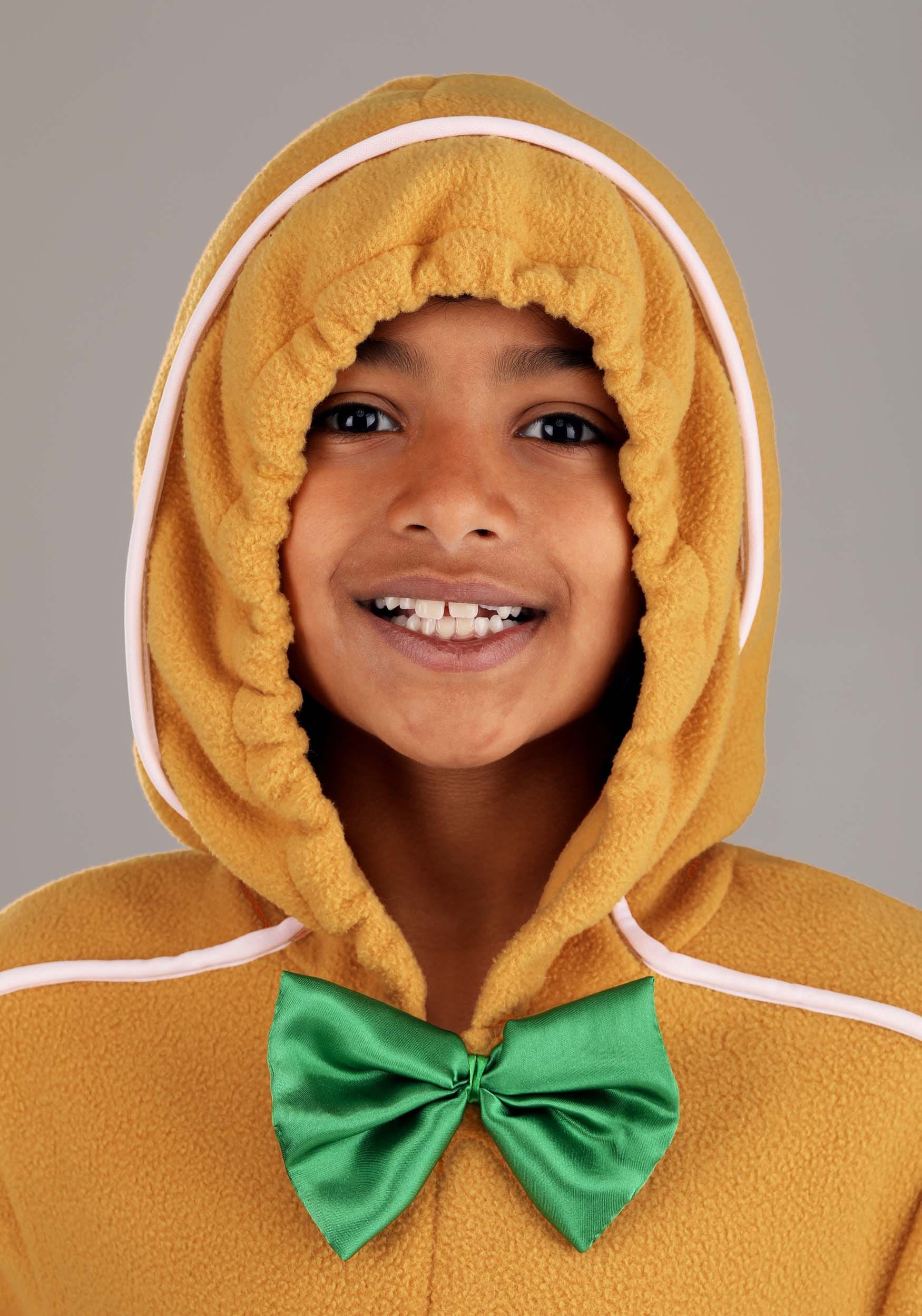 Kid's Gingerbread Man Onesie Costume 3 Kid's Gingerbread Man Onesie Costume