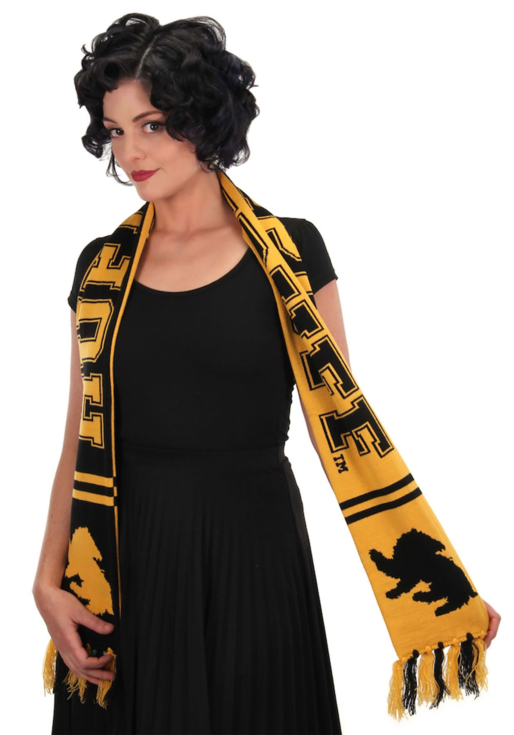 Harry Potter Reversible Hufflepuff Knit Scarf