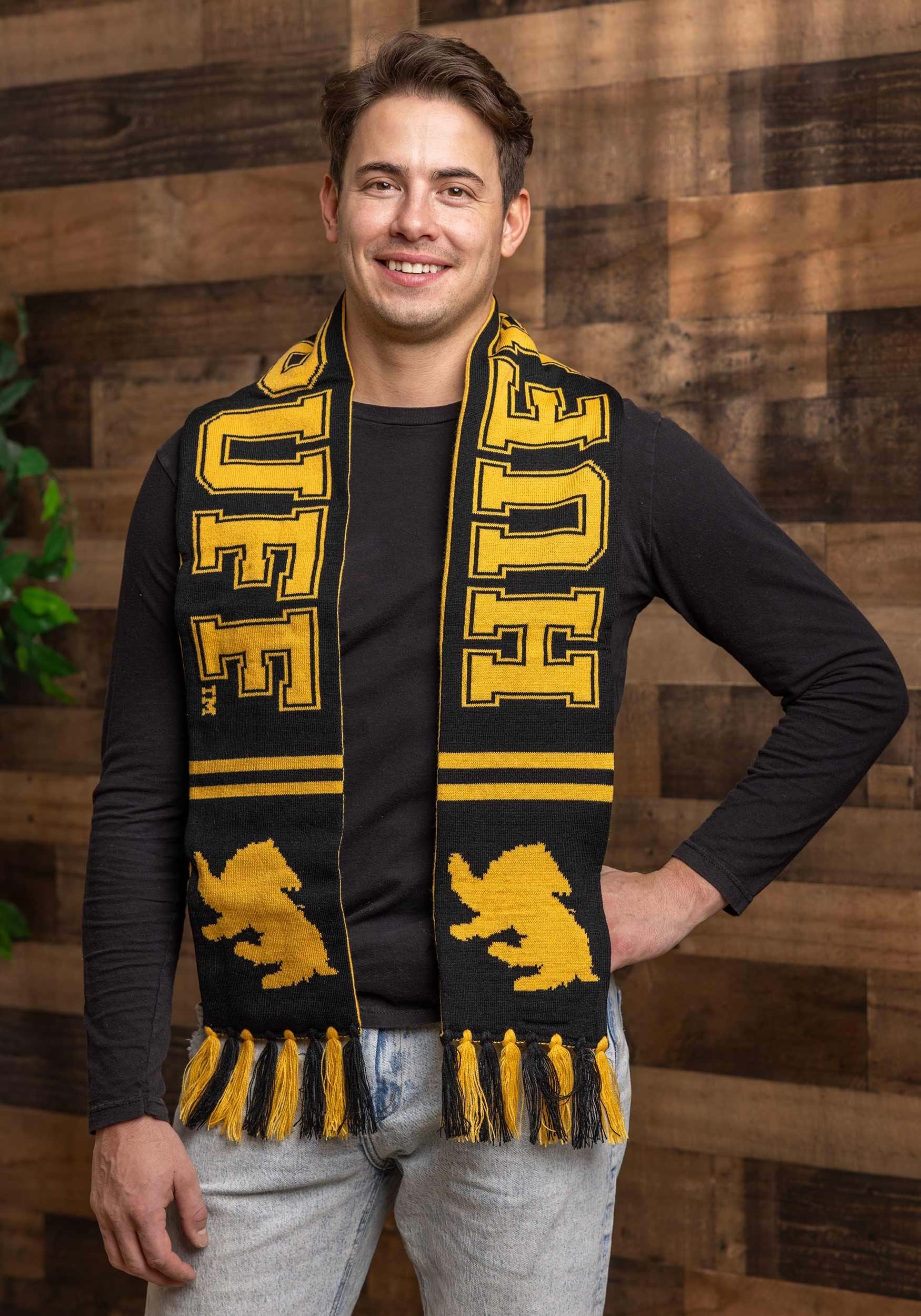 Harry Potter Reversible Hufflepuff Knit Scarf