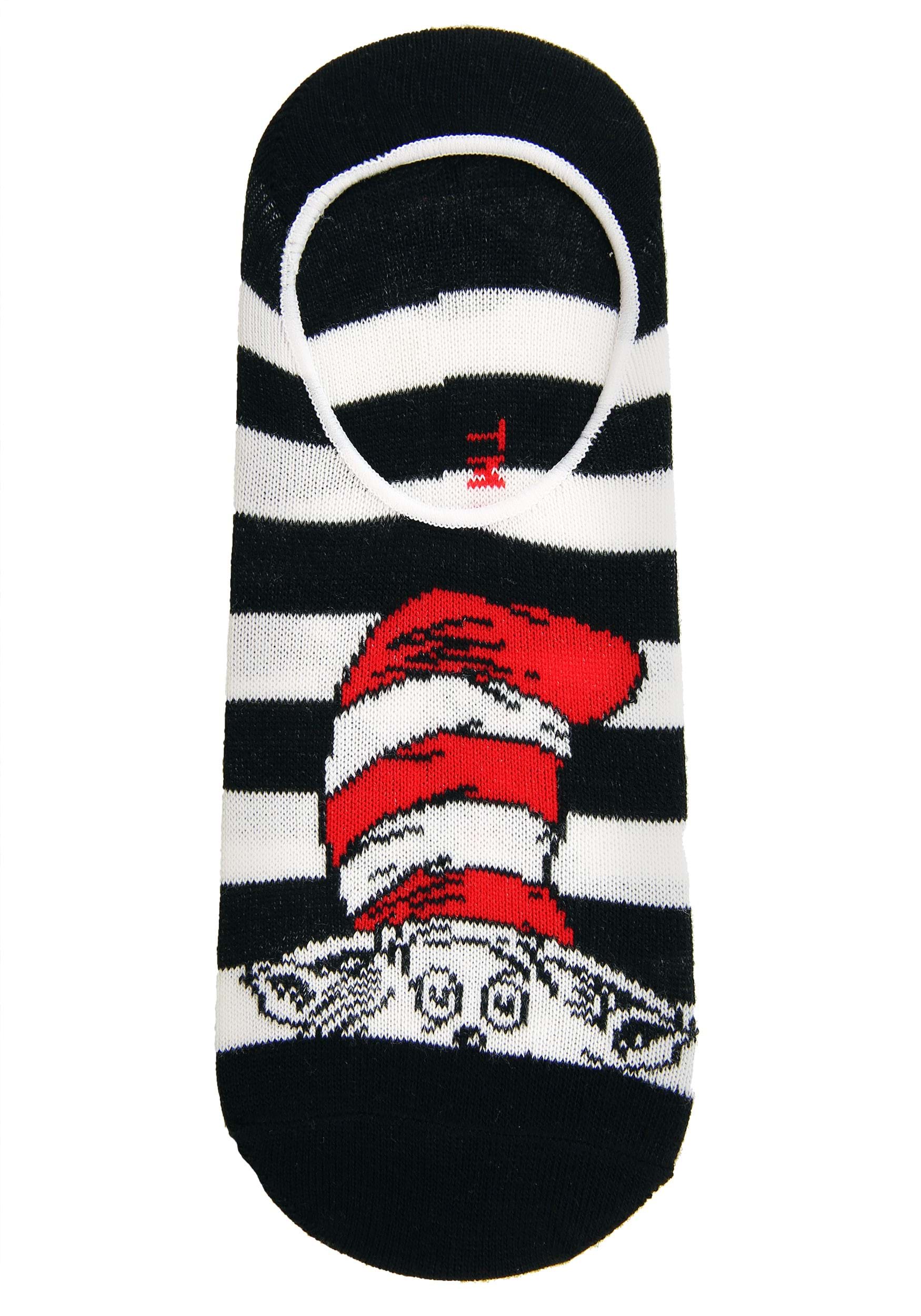 Dr. Seuss No Show 5 Pairs Sock Set for Adults