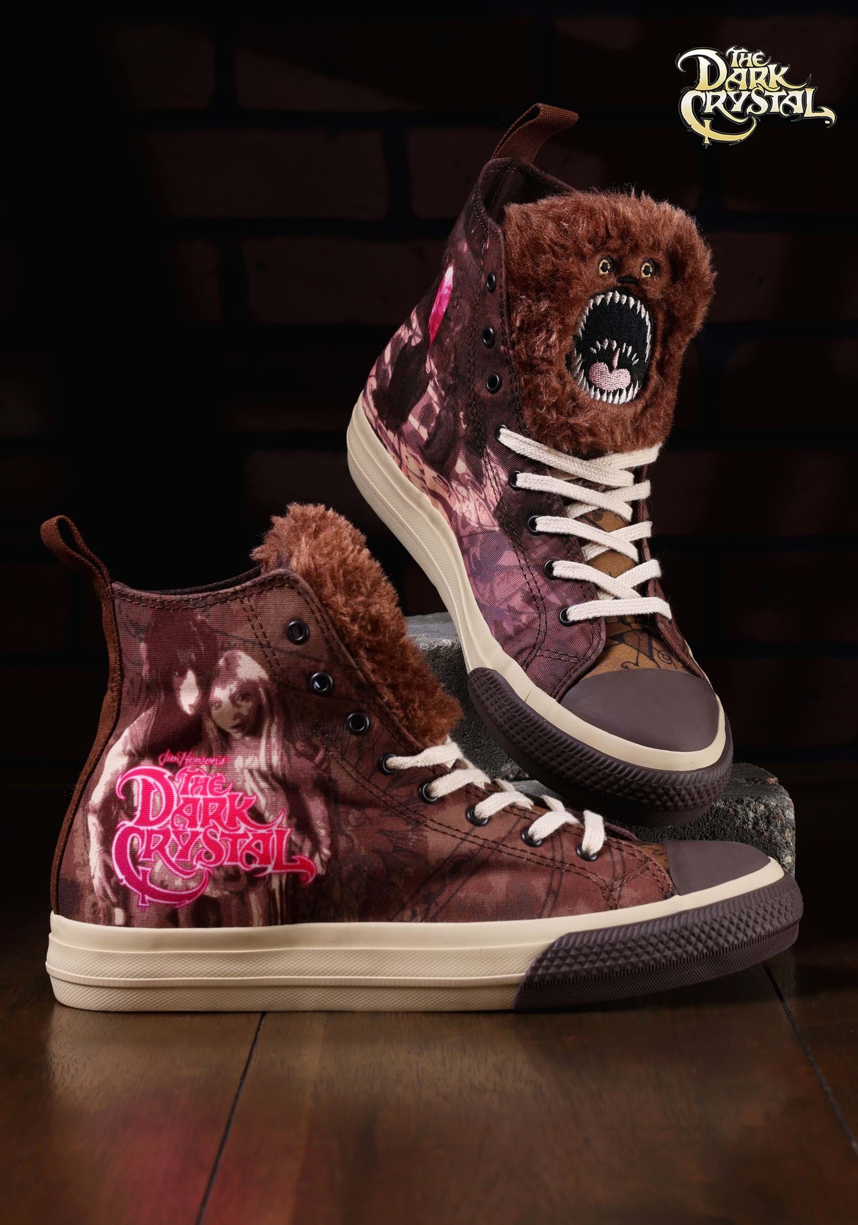 The Dark Crystal Fizzgig and Skeksis High Top Shoes for Adults