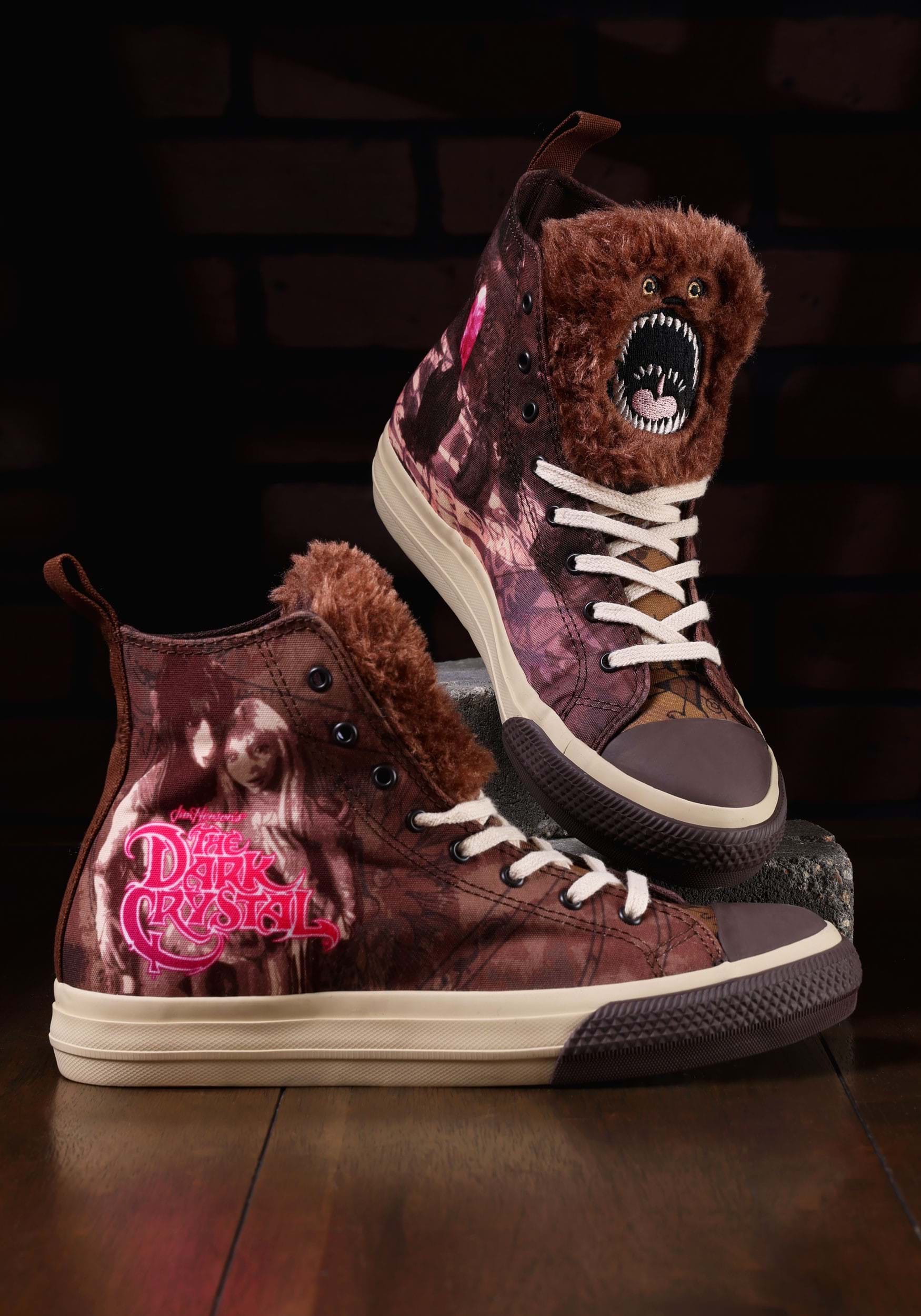 The Dark Crystal Fizzgig and Skeksis High Top Shoes for Adults