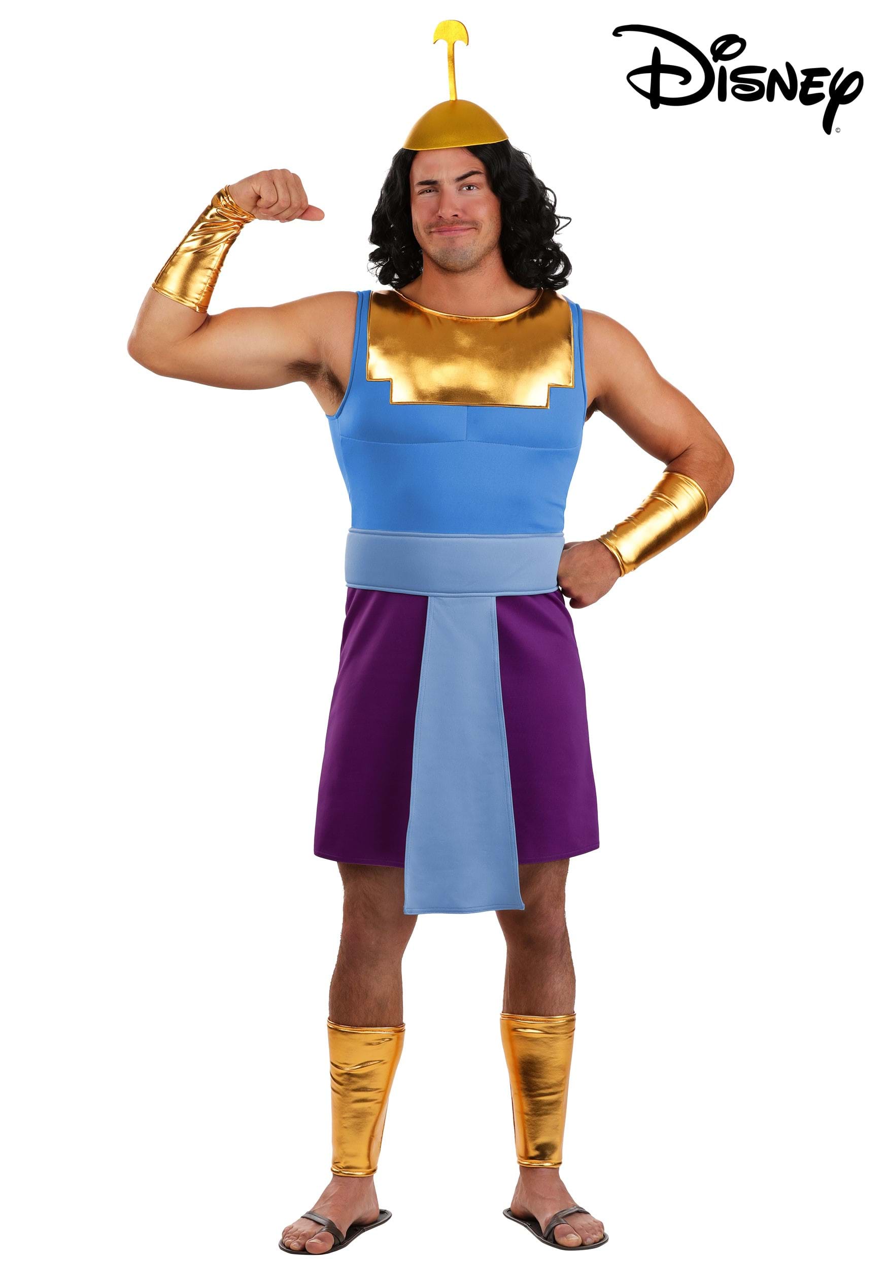 Men's Disney Deluxe Emperor's New Groove Kronk Costume 11 Men's Disney Deluxe Emperor's New Groove Kronk Costume