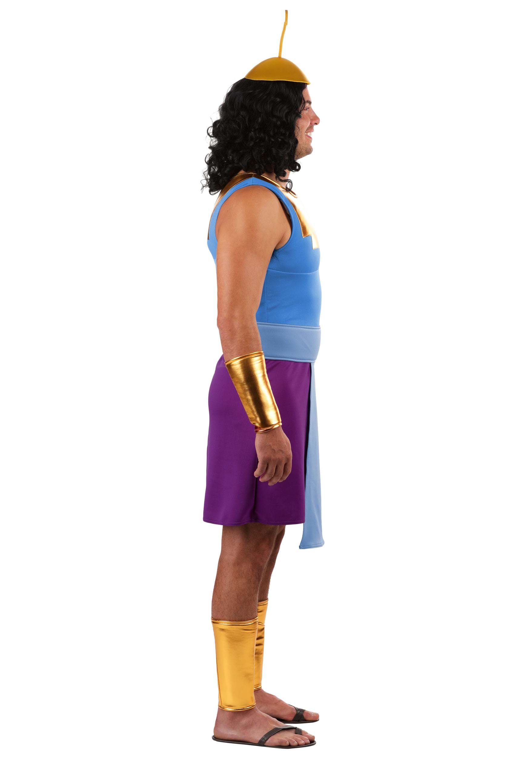 Men's Disney Deluxe Emperor's New Groove Kronk Costume 12 Men's Disney Deluxe Emperor's New Groove Kronk Costume