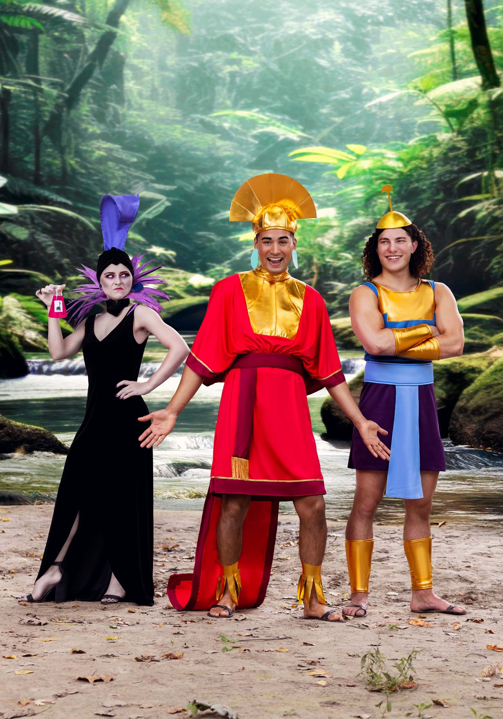 Men's Disney Deluxe Emperor's New Groove Kronk Costume 2 Men's Disney Deluxe Emperor's New Groove Kronk Costume