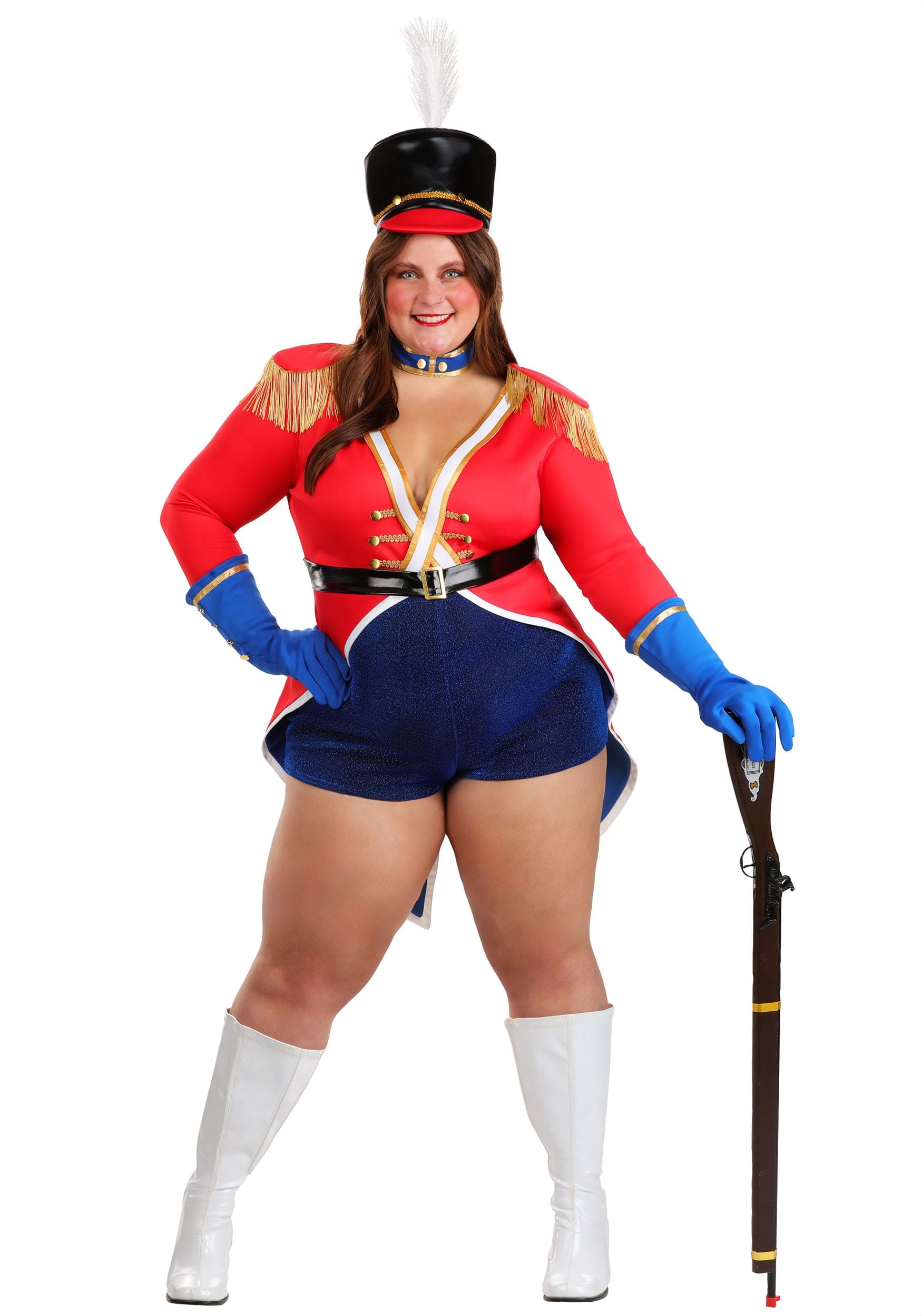 Women's Plus Size Toy Soldier Costume Dress