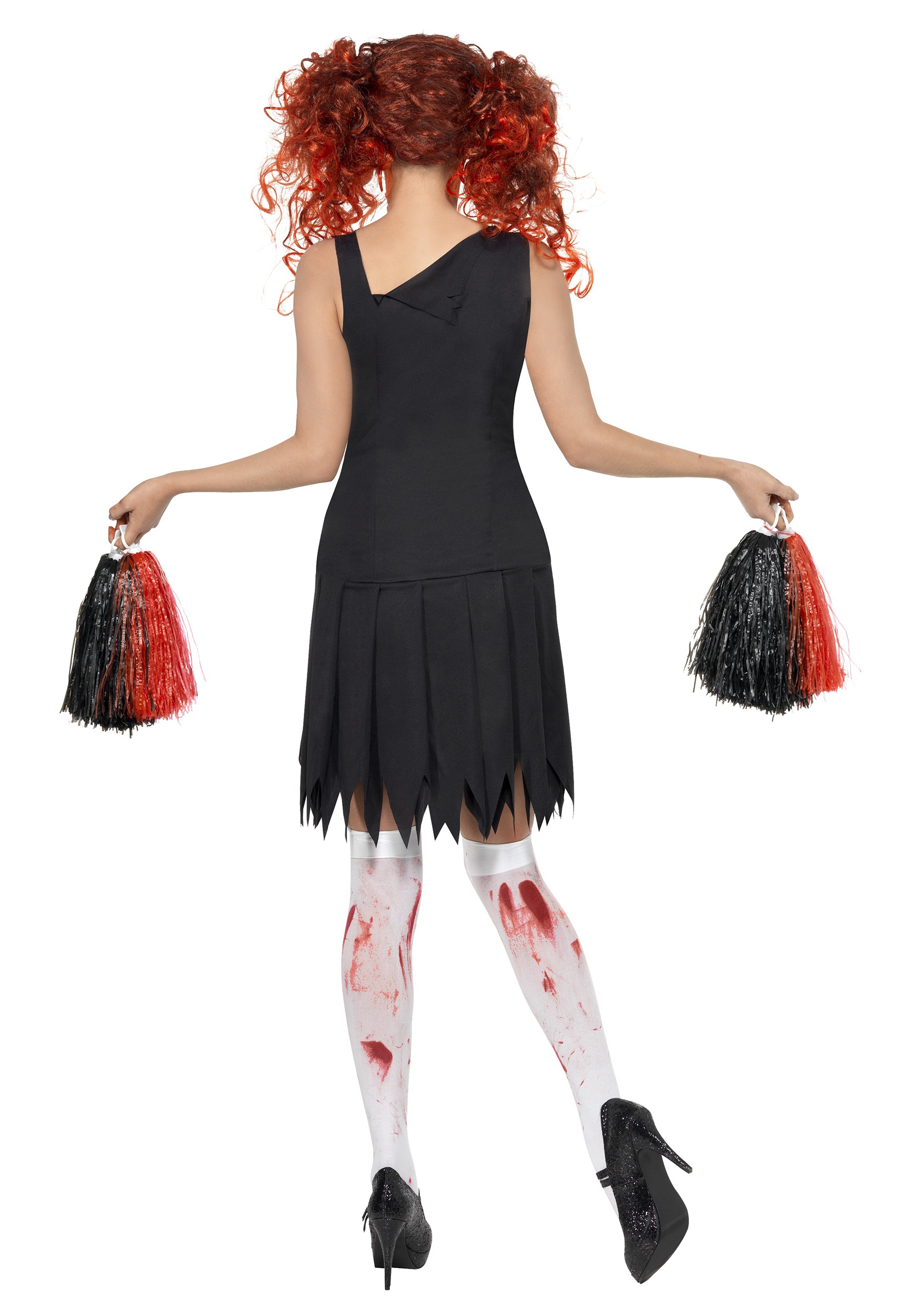 Zombie High School Cheerleader Costume for Women