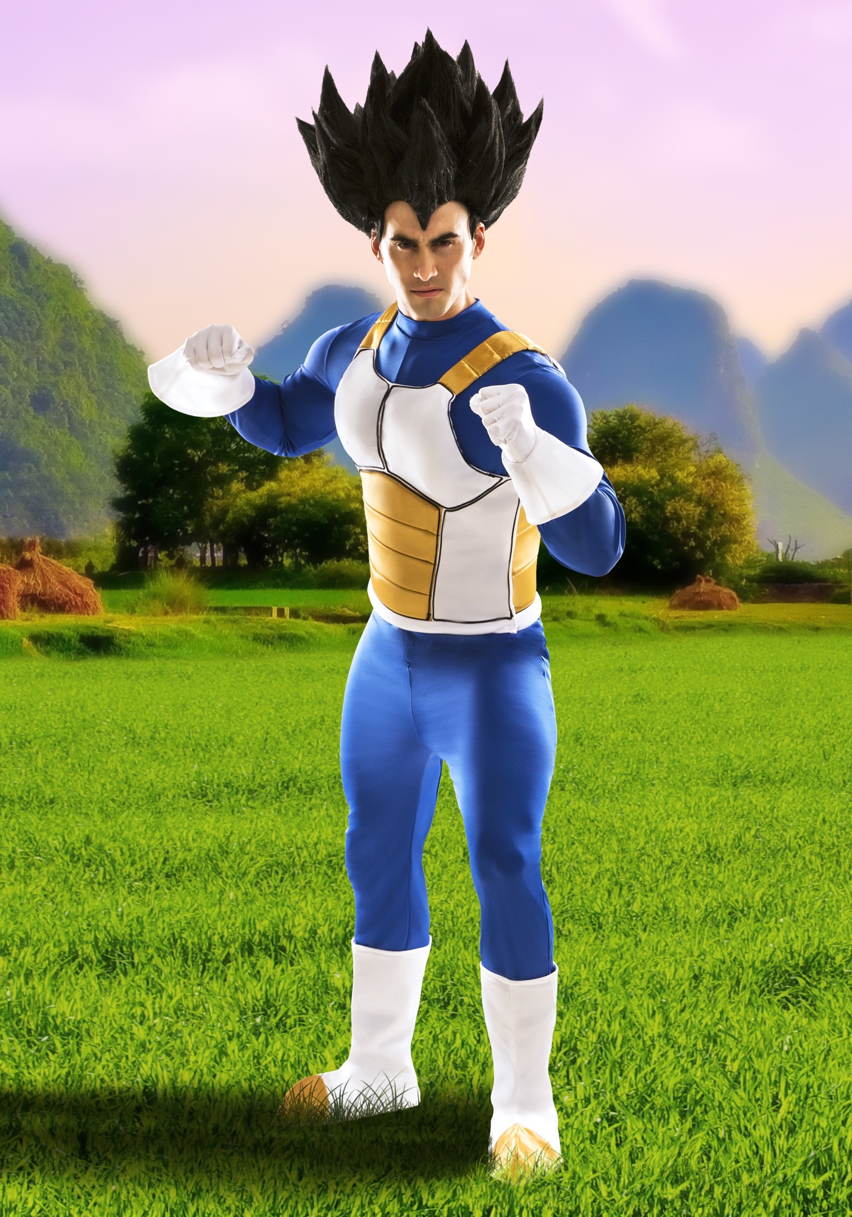 Vegeta Adult Wig