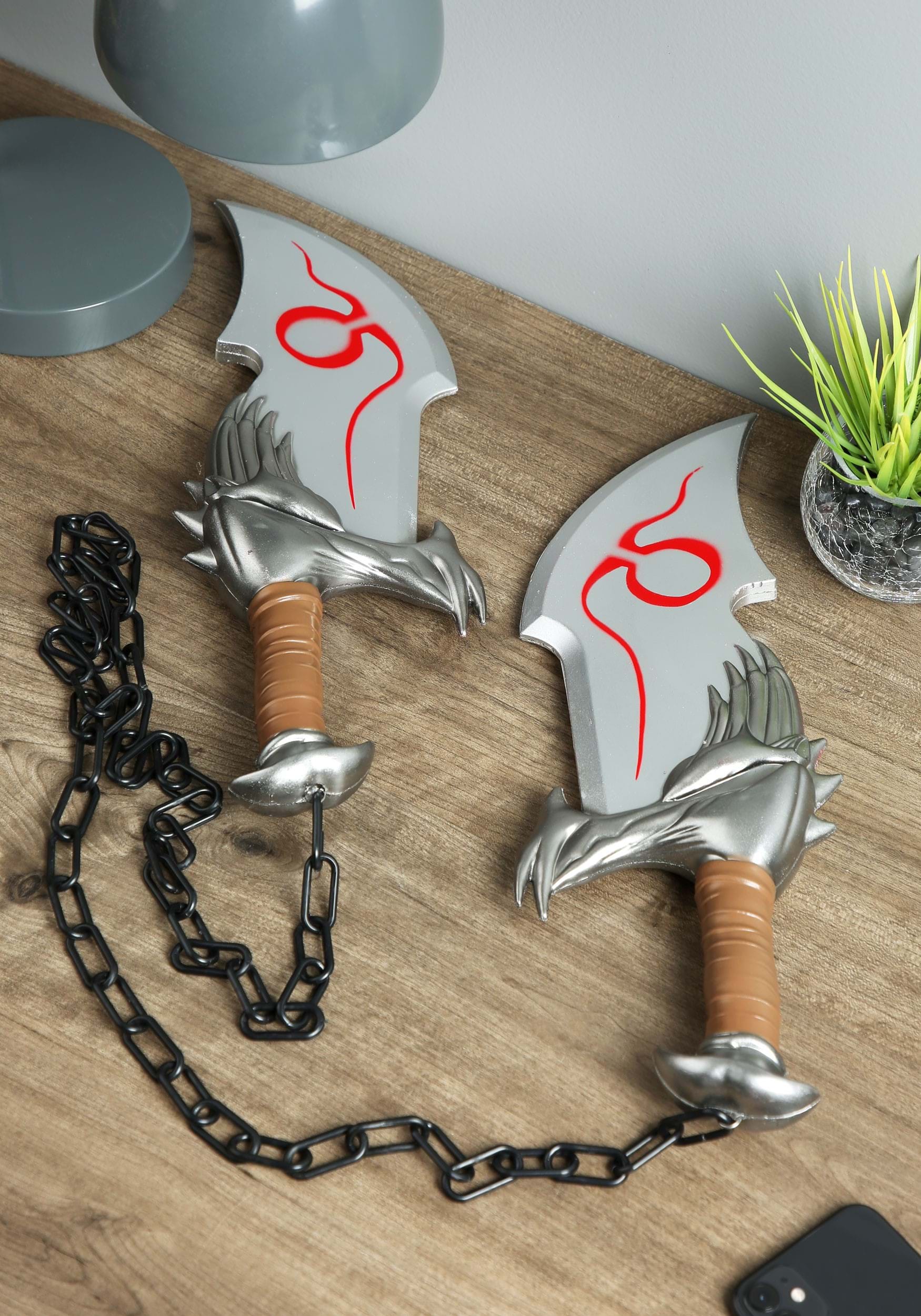 God Of War Blades of Chaos Costume Accessory 1 God Of War Blades of Chaos Costume Accessory