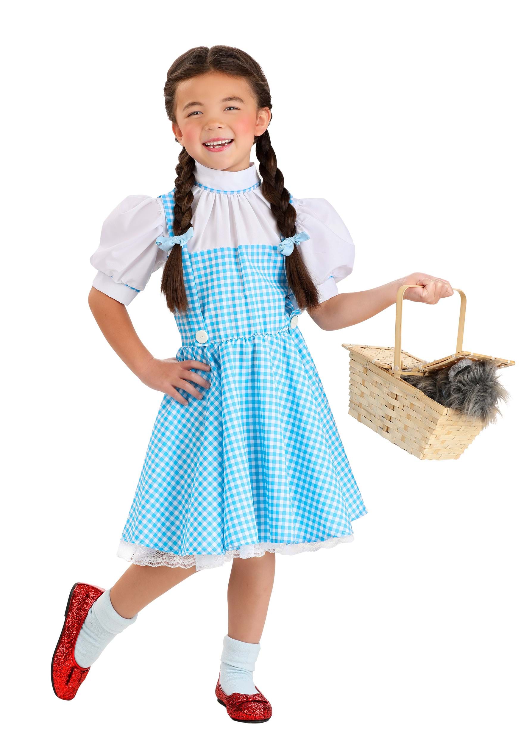Classic Dorothy Wizard of Oz Costume Dress for Girls