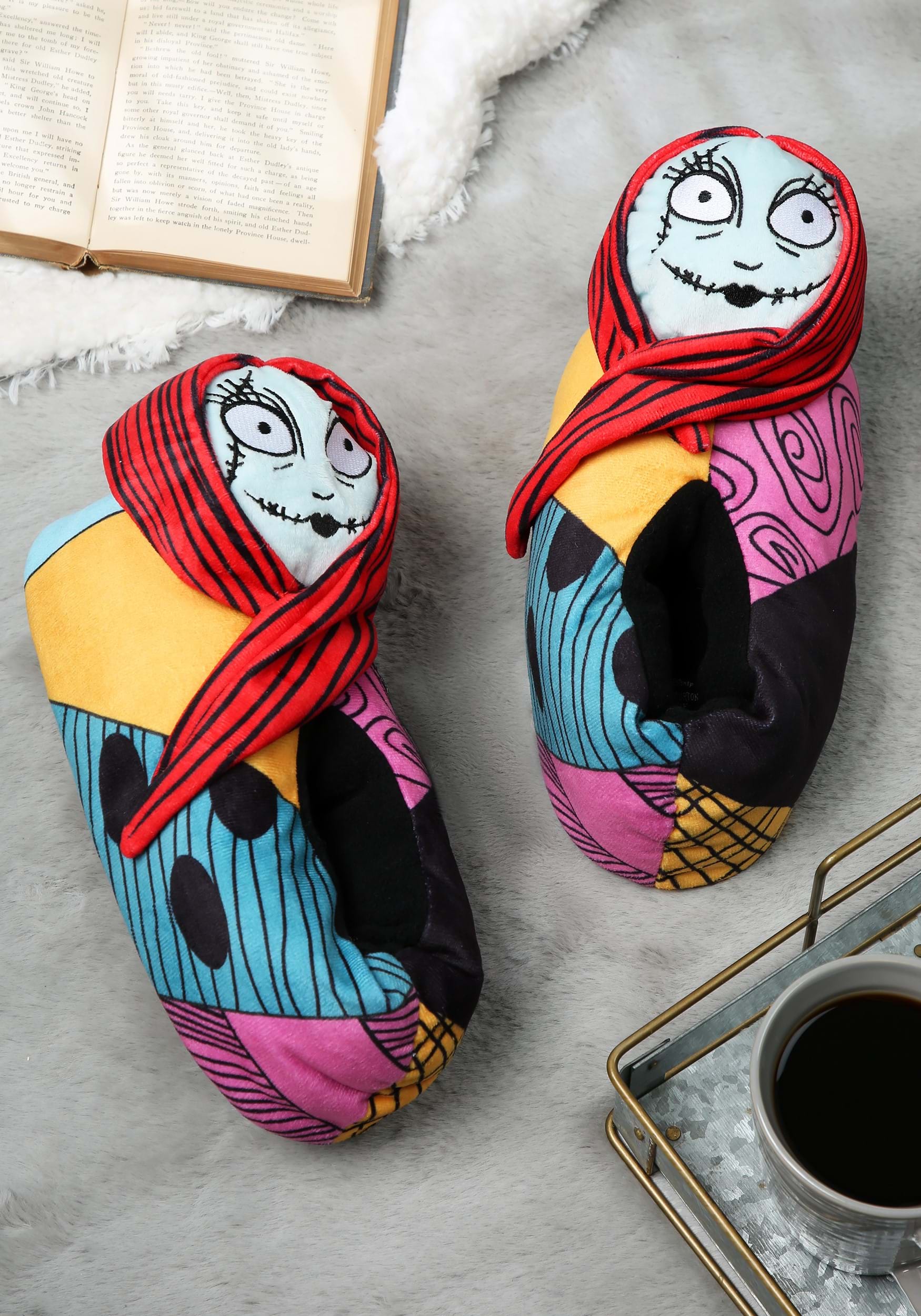 Disney Nightmare Before Christmas Sally Slippers