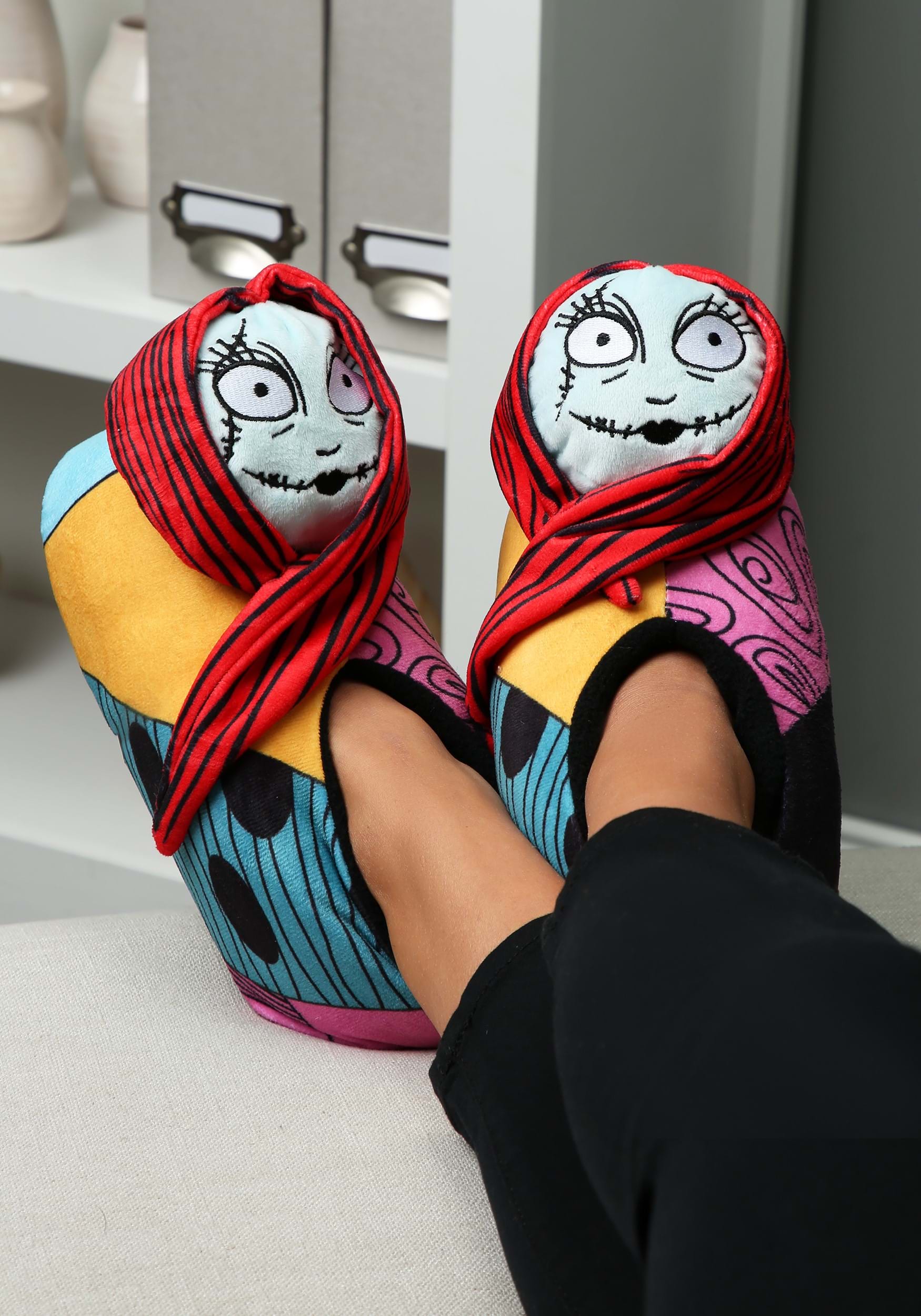 Disney Nightmare Before Christmas Sally Slippers