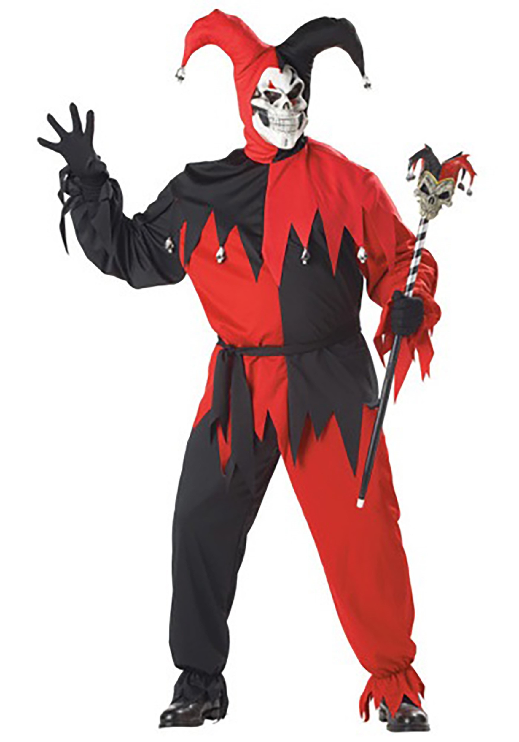 Evil Jester Plus Size Mens Costume