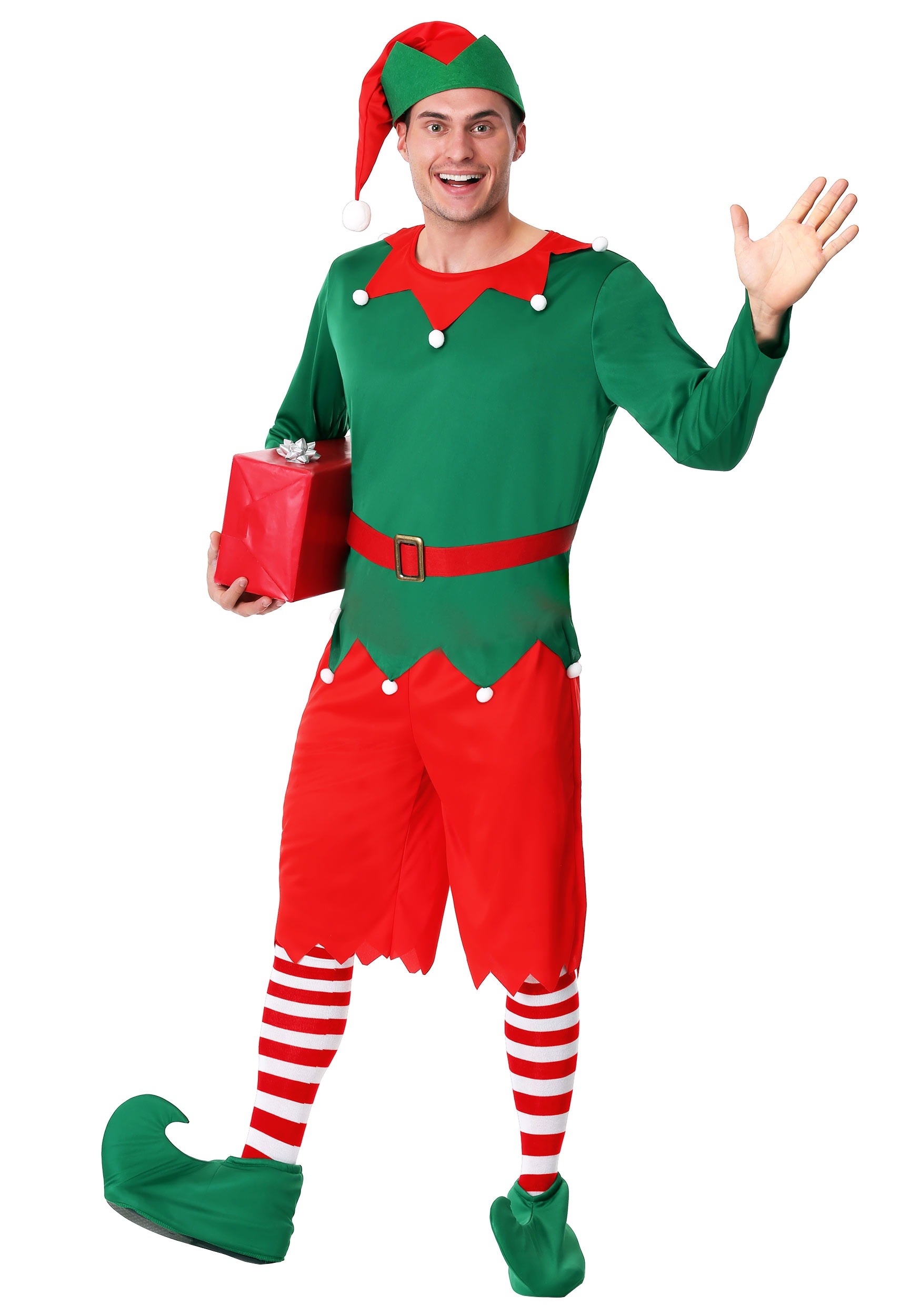 Adult Male Santa's Helper Costume