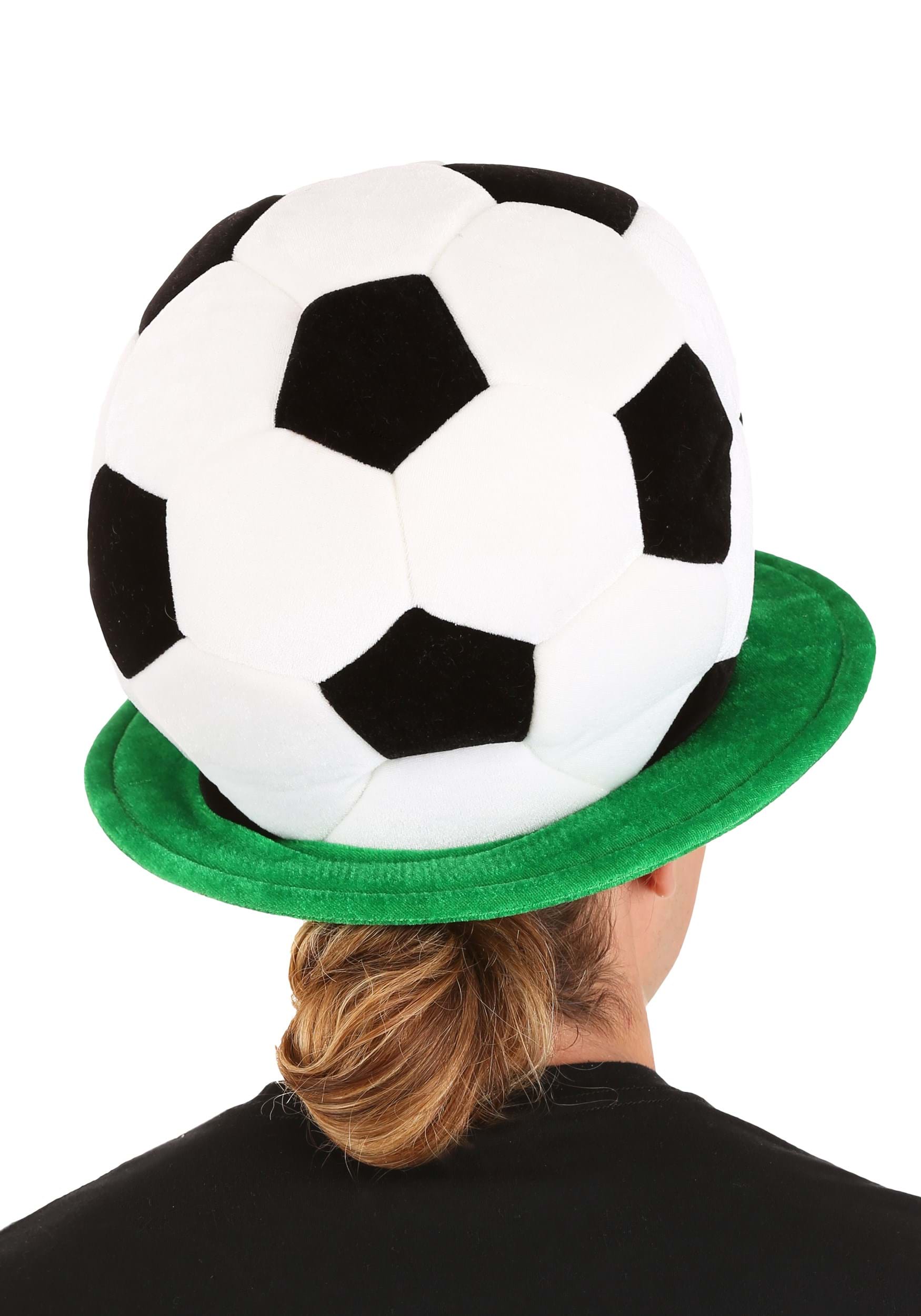 Plush Soccer Ball Costume Hat 3 Plush Soccer Ball Costume Hat