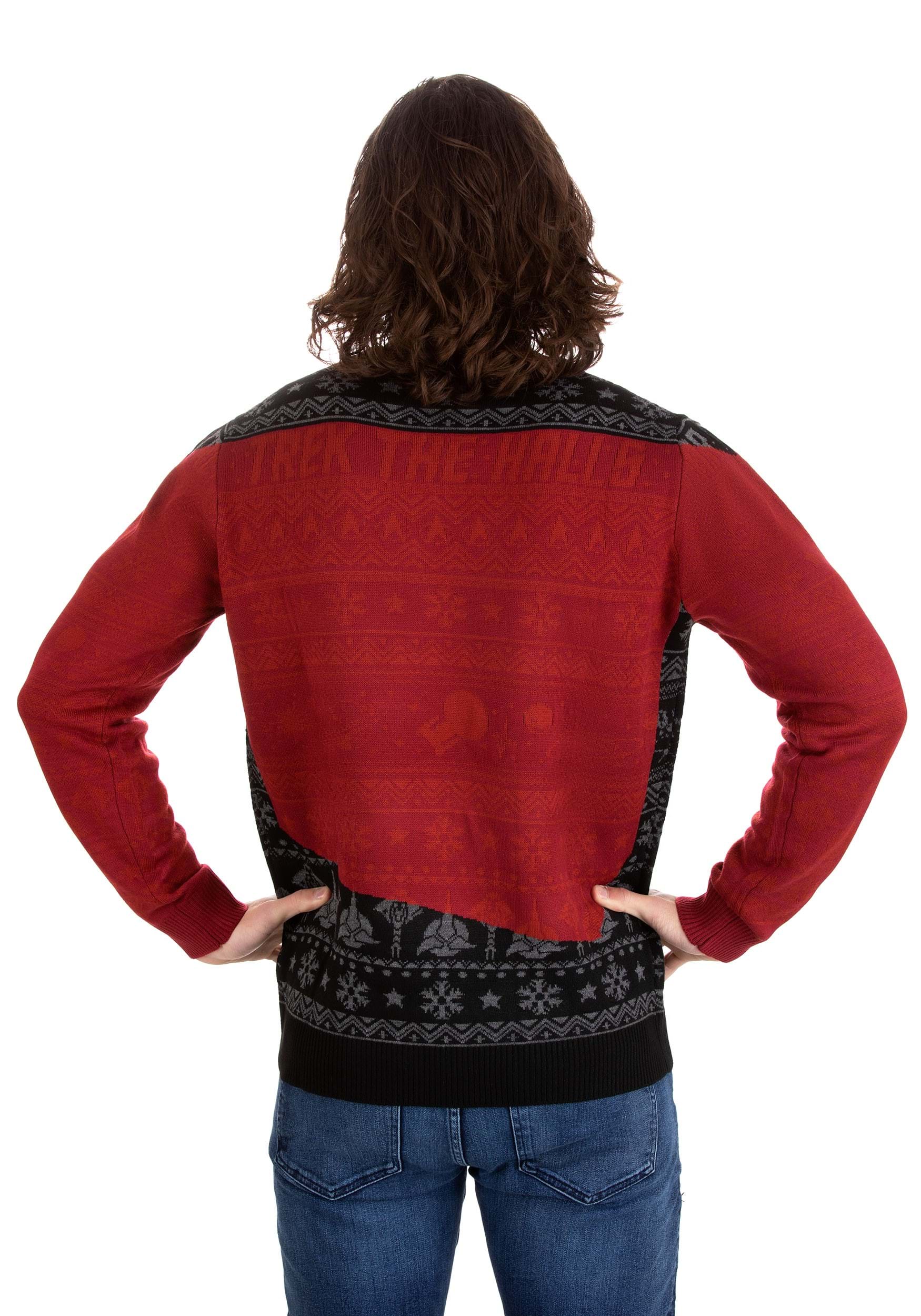 Star Trek "Trek the Halls" Christmas Sweater for Adults