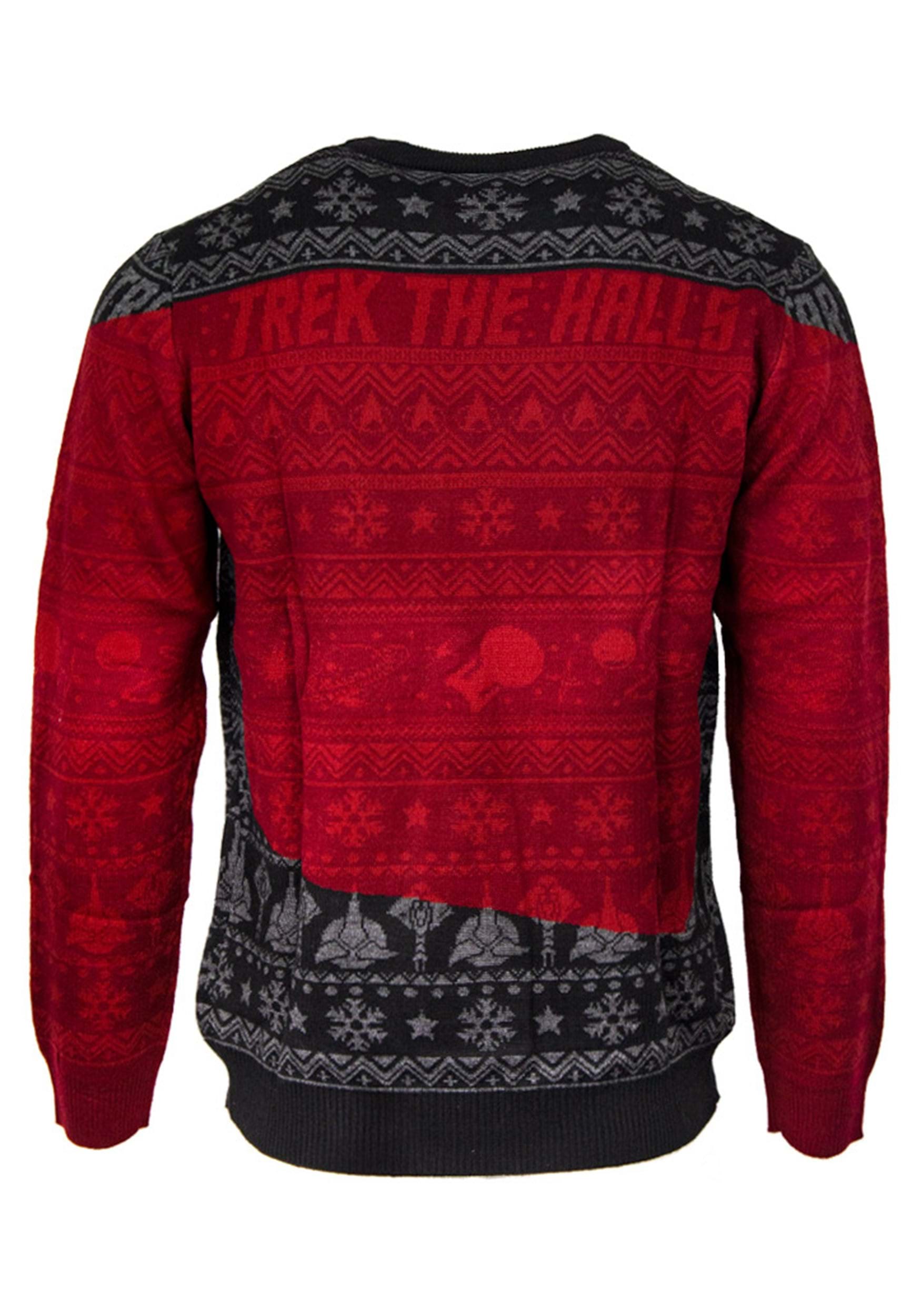 Star Trek "Trek the Halls" Christmas Sweater for Adults