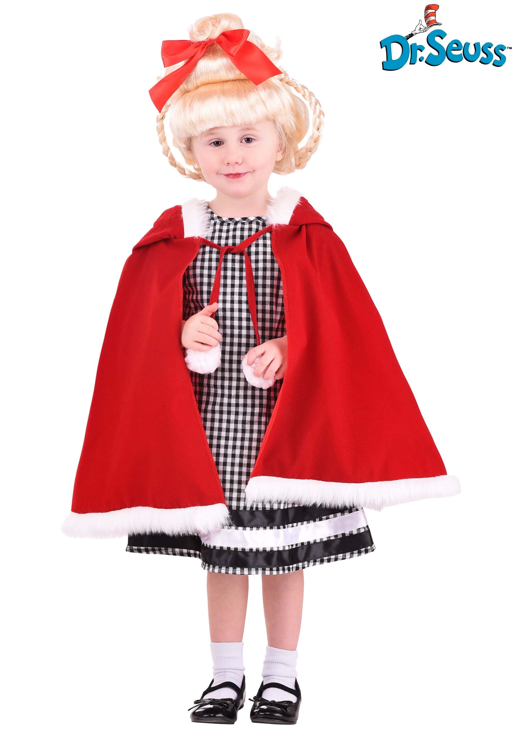 Dr. Seuss Cindy Lou Who Toddler Costume Dress