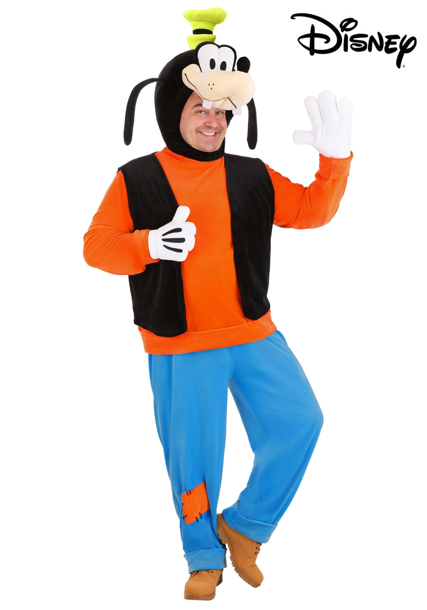 Men's Plus Size Deluxe Goofy Costume
