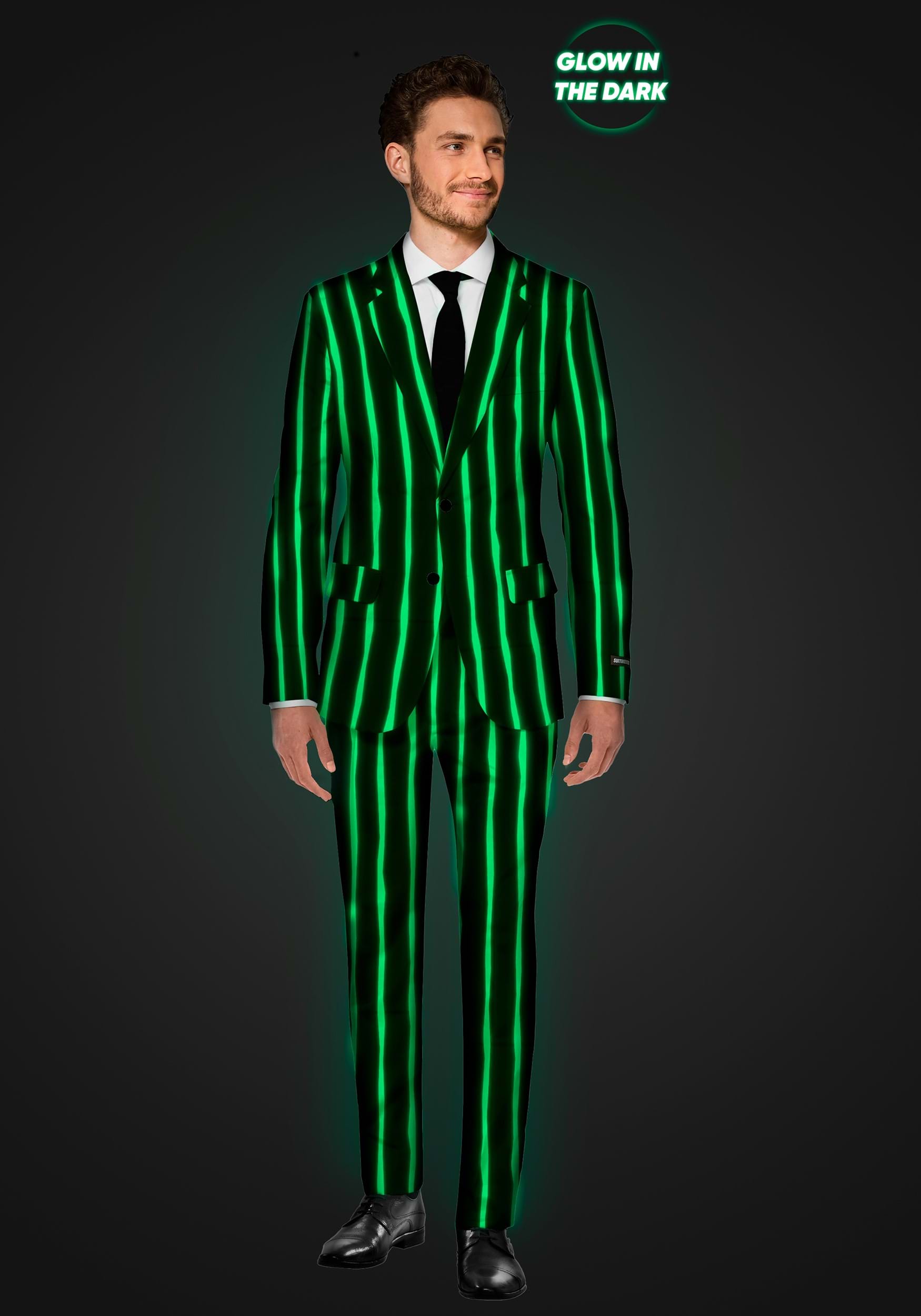 Suitmeister Glow in the Dark Oversized Pinstripe