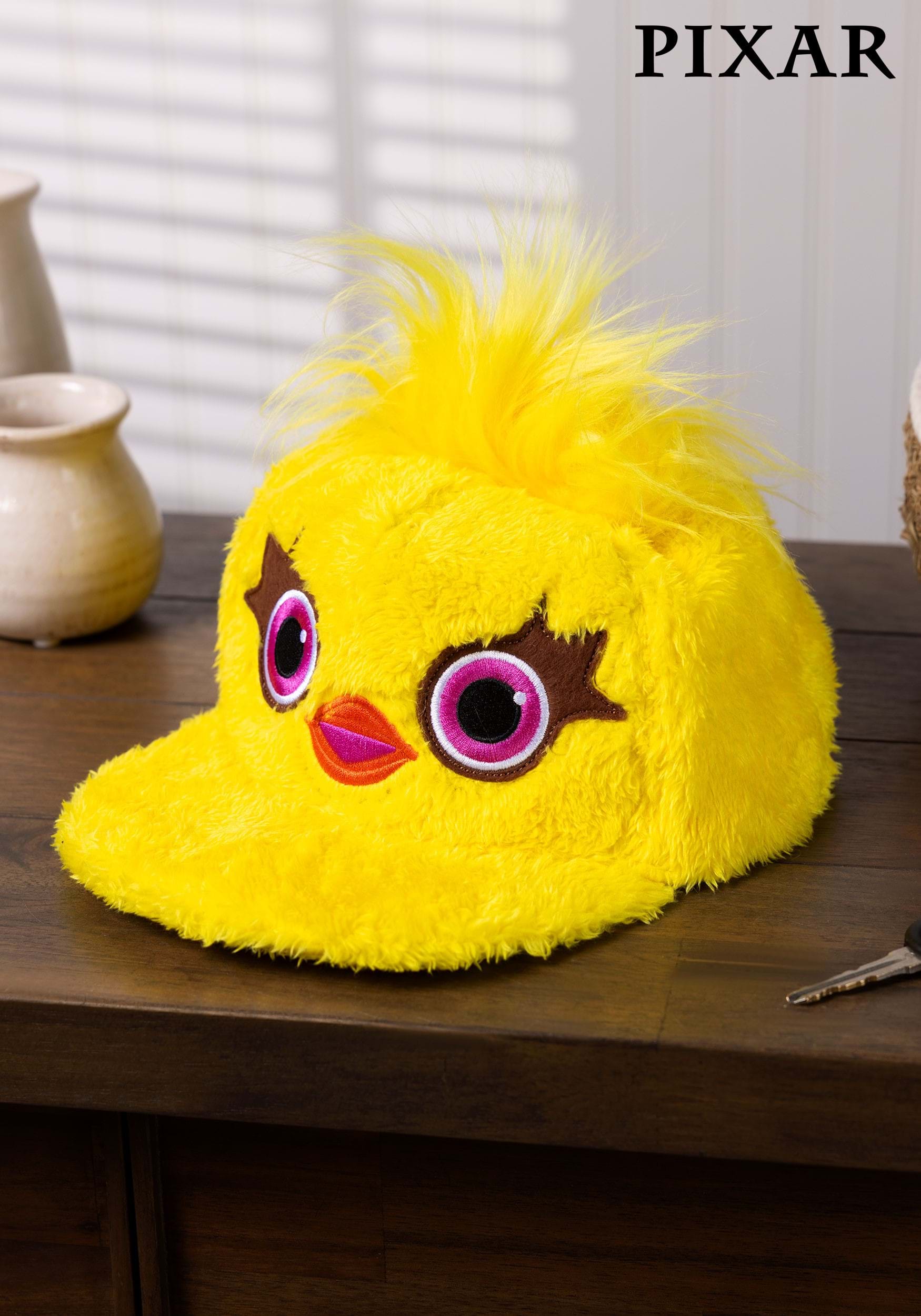 Toy Story 4 Ducky Fuzzy Cap 1 Toy Story 4 Ducky Fuzzy Cap