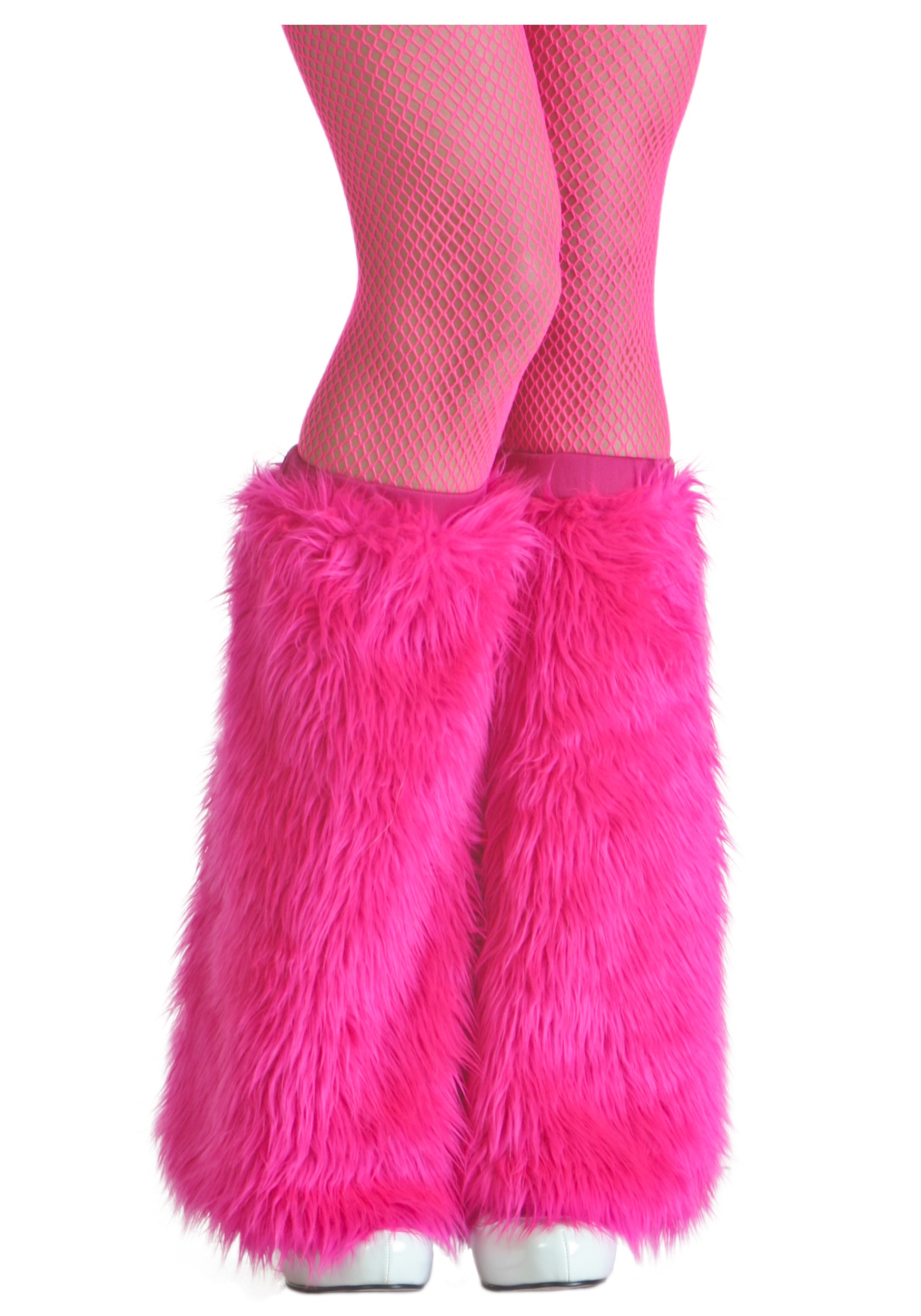 Pink Furry Boot Covers