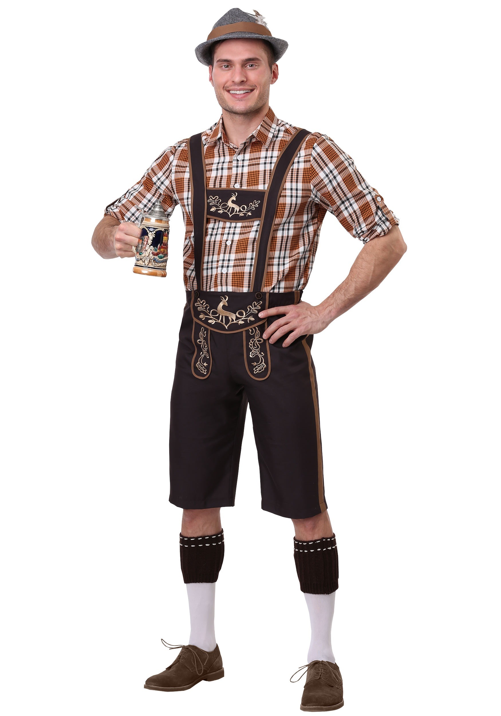 Plus Size Oktoberfest Stud Costume for Men