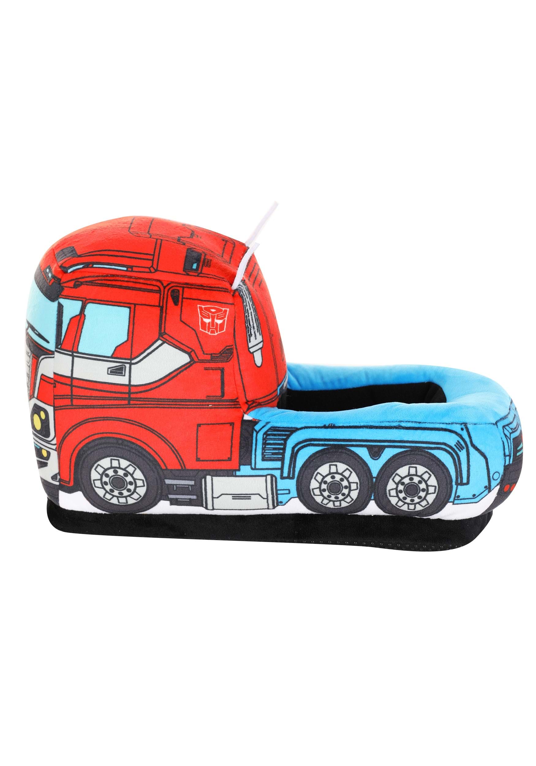 Transformers Optimus Prime Semi Truck Slippers for Adults