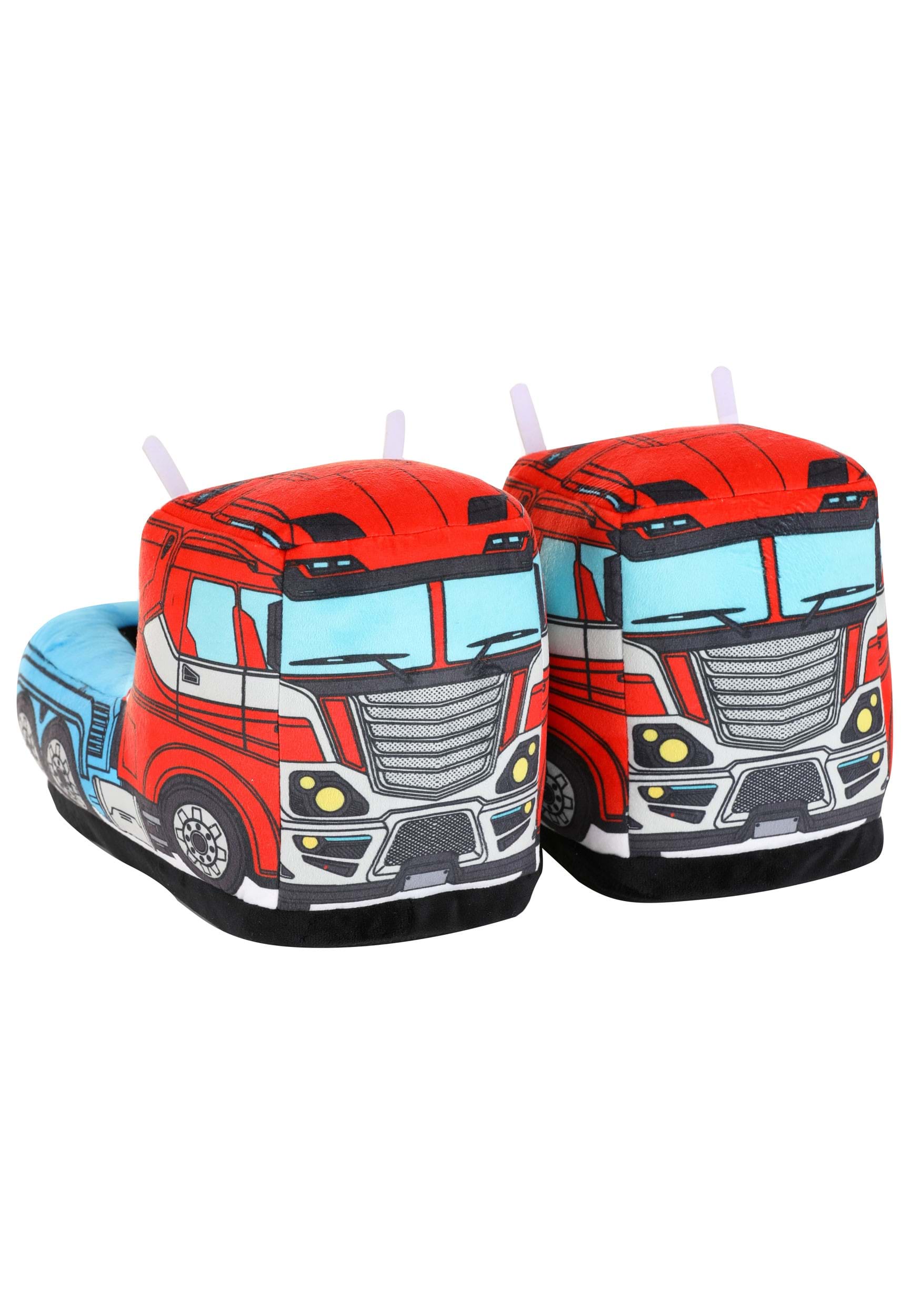 Transformers Optimus Prime Semi Truck Slippers for Adults