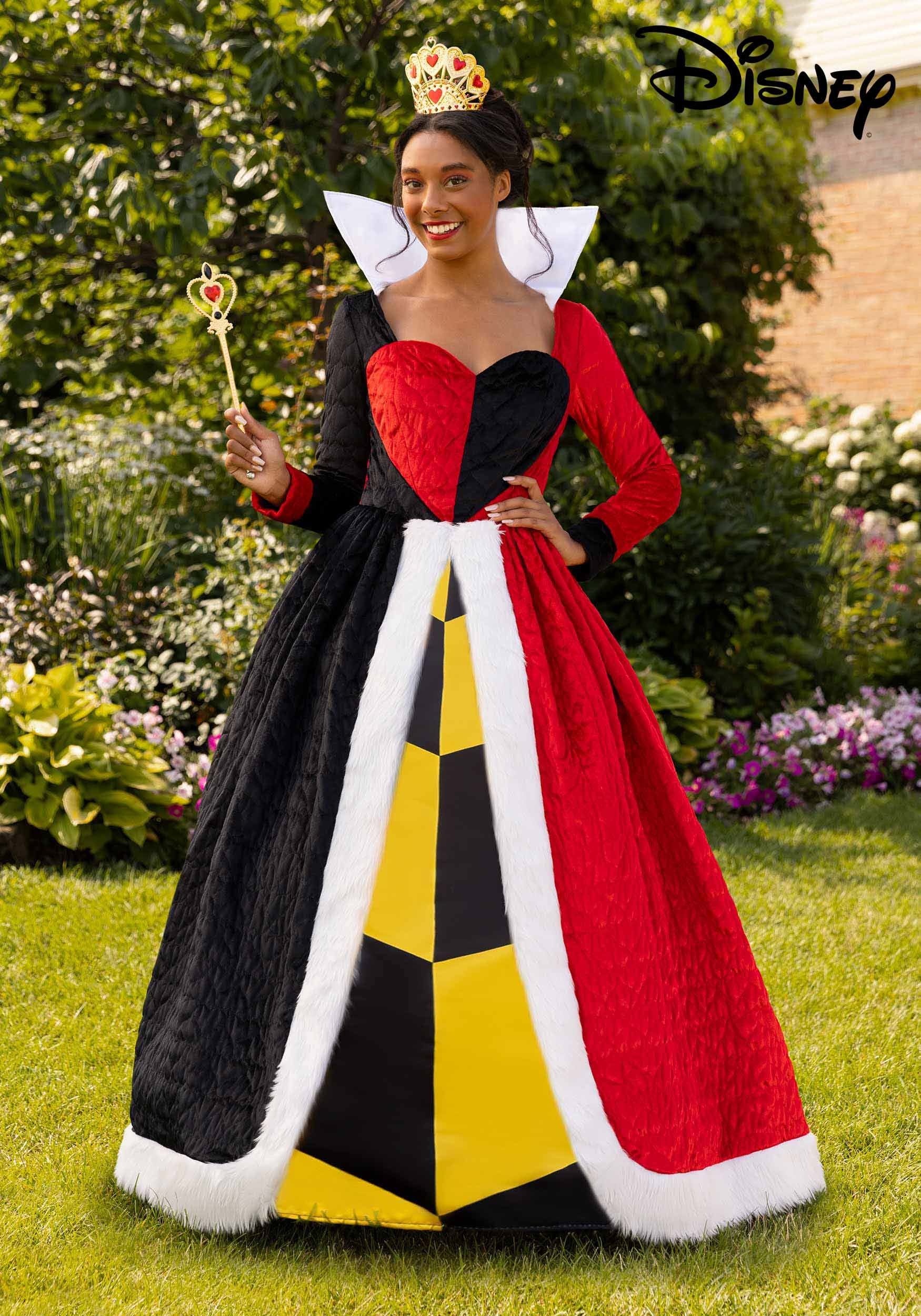Authentic Disney Alice in Wonderland Women's Queen of Hearts Costume