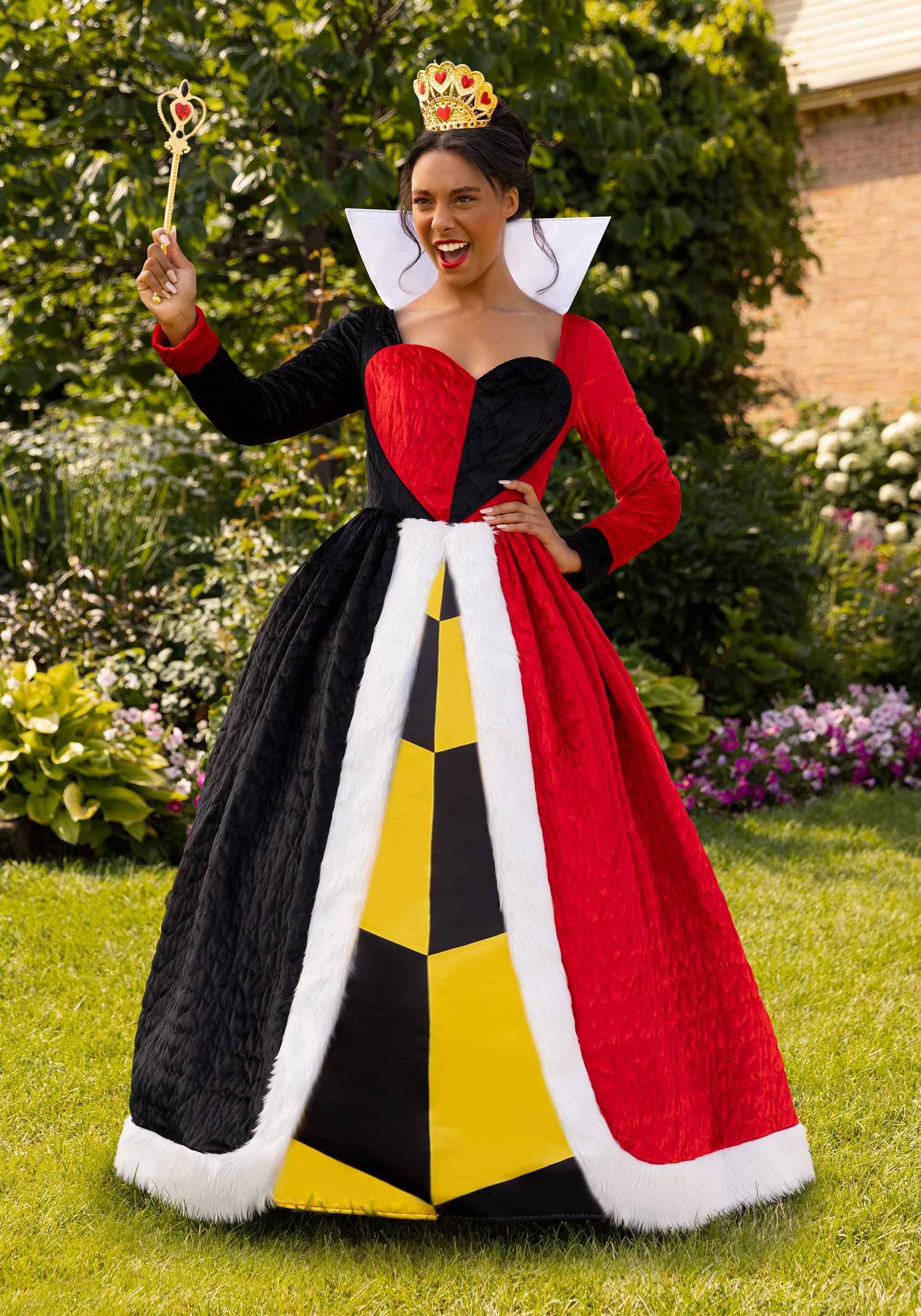 Authentic Disney Alice in Wonderland Women's Queen of Hearts Costume
