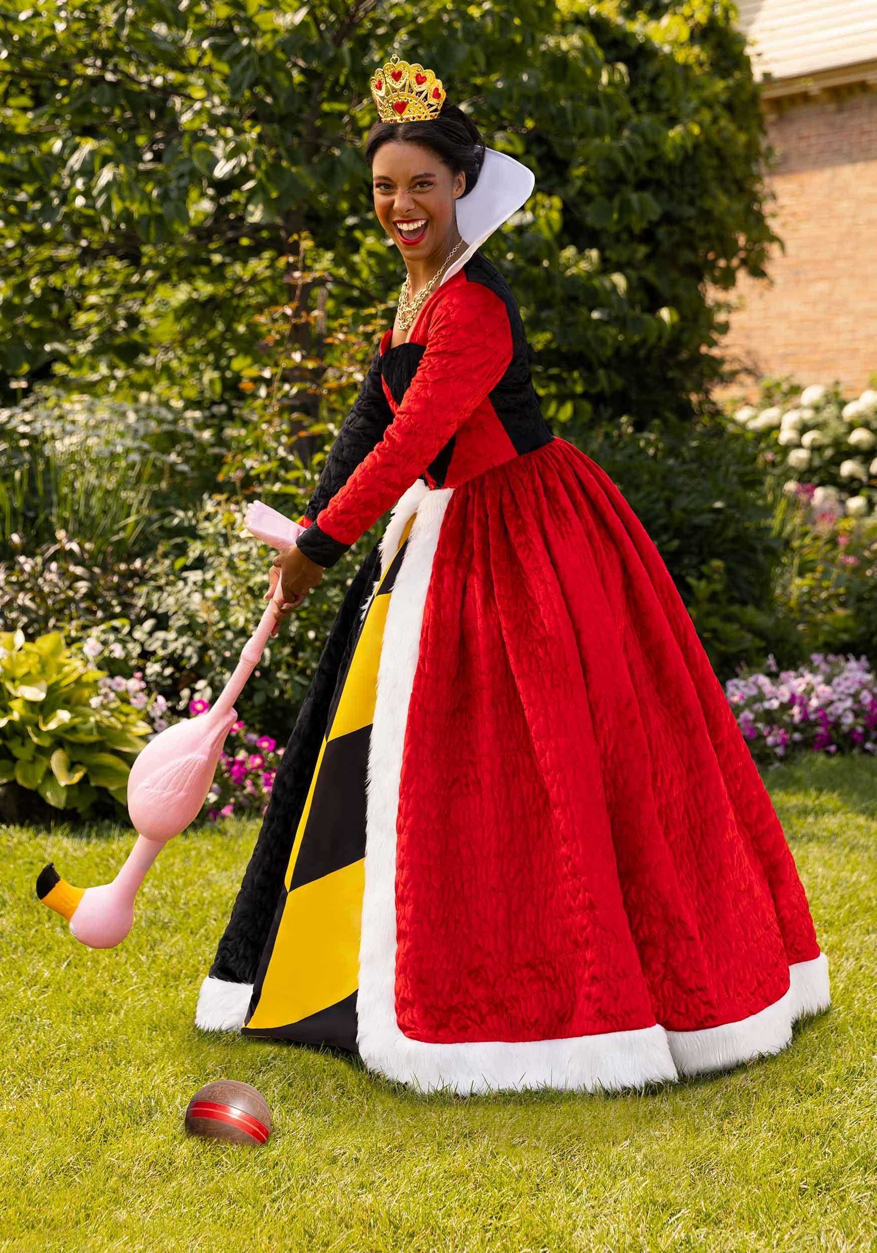 Authentic Disney Alice in Wonderland Women's Queen of Hearts Costume