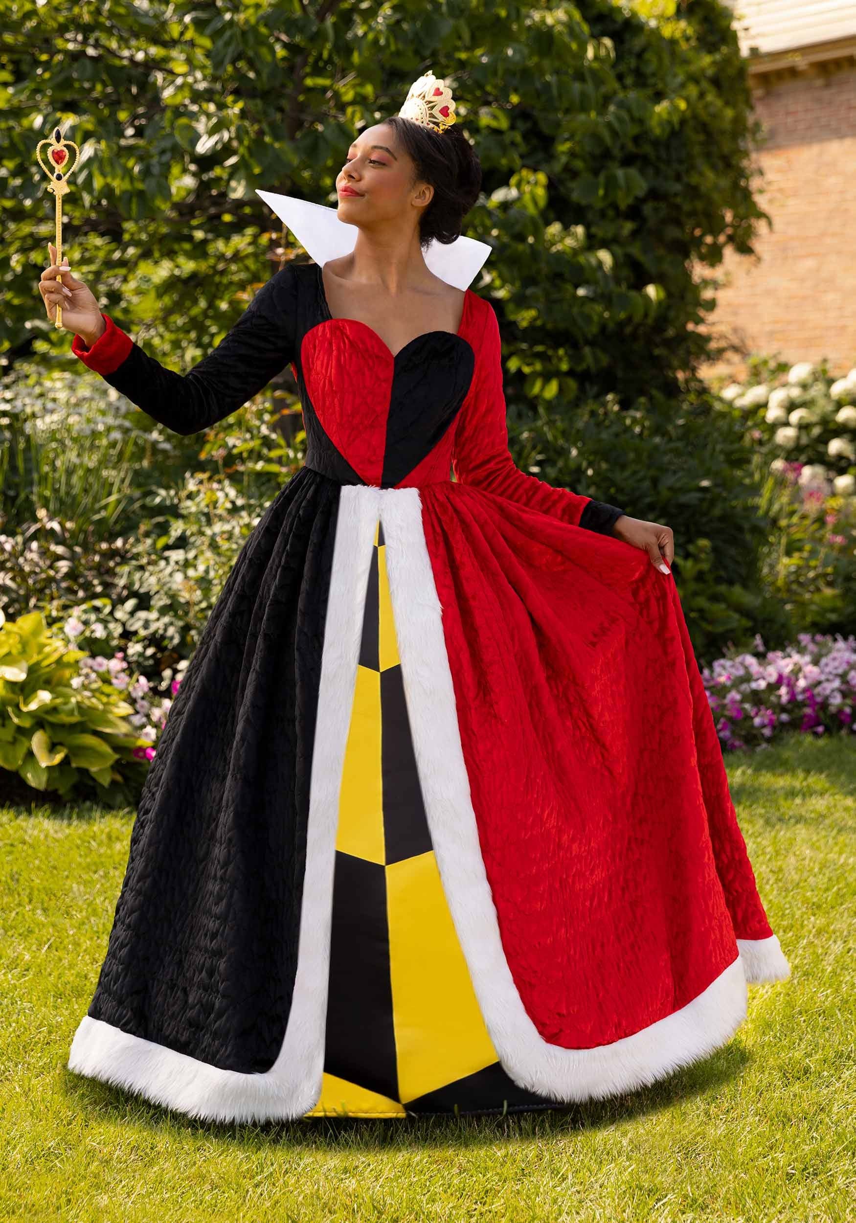 Authentic Disney Alice in Wonderland Women's Queen of Hearts Costume