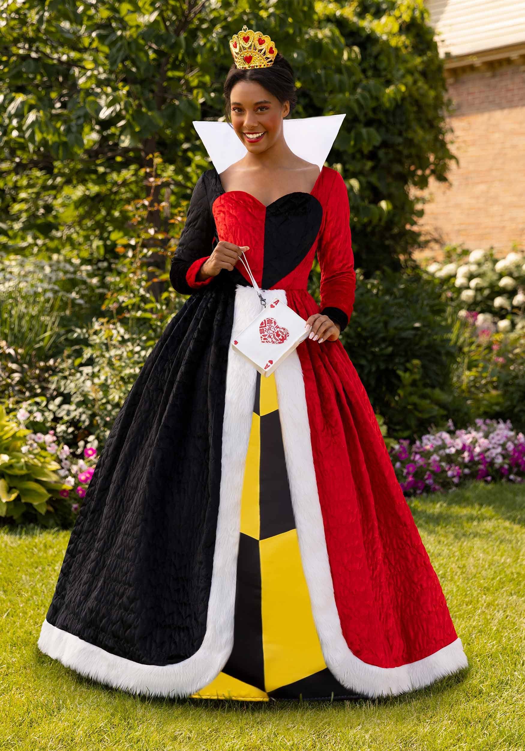 Authentic Disney Alice in Wonderland Women's Queen of Hearts Costume