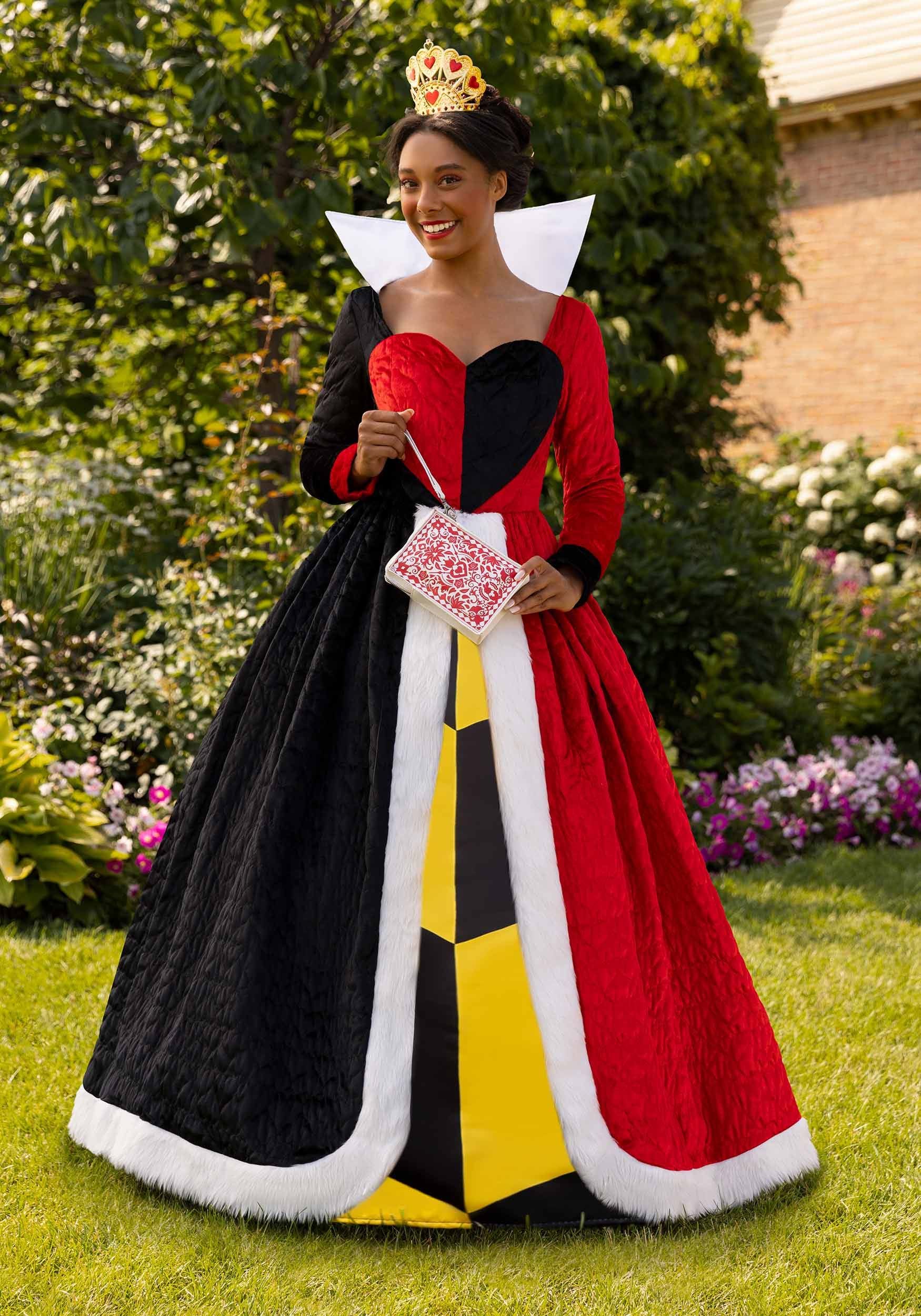 Authentic Disney Alice in Wonderland Women's Queen of Hearts Costume